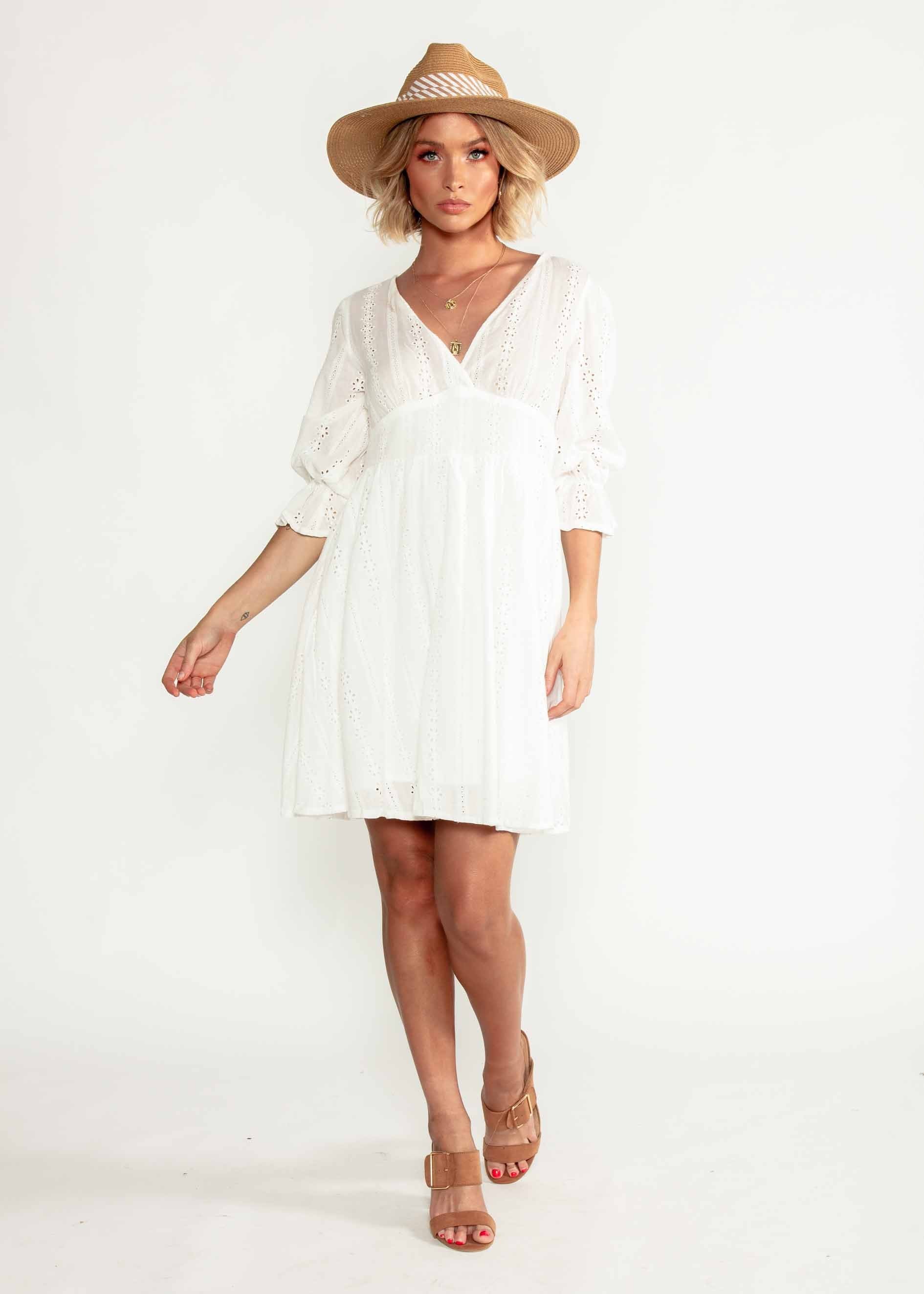Secret Cure Dress - White