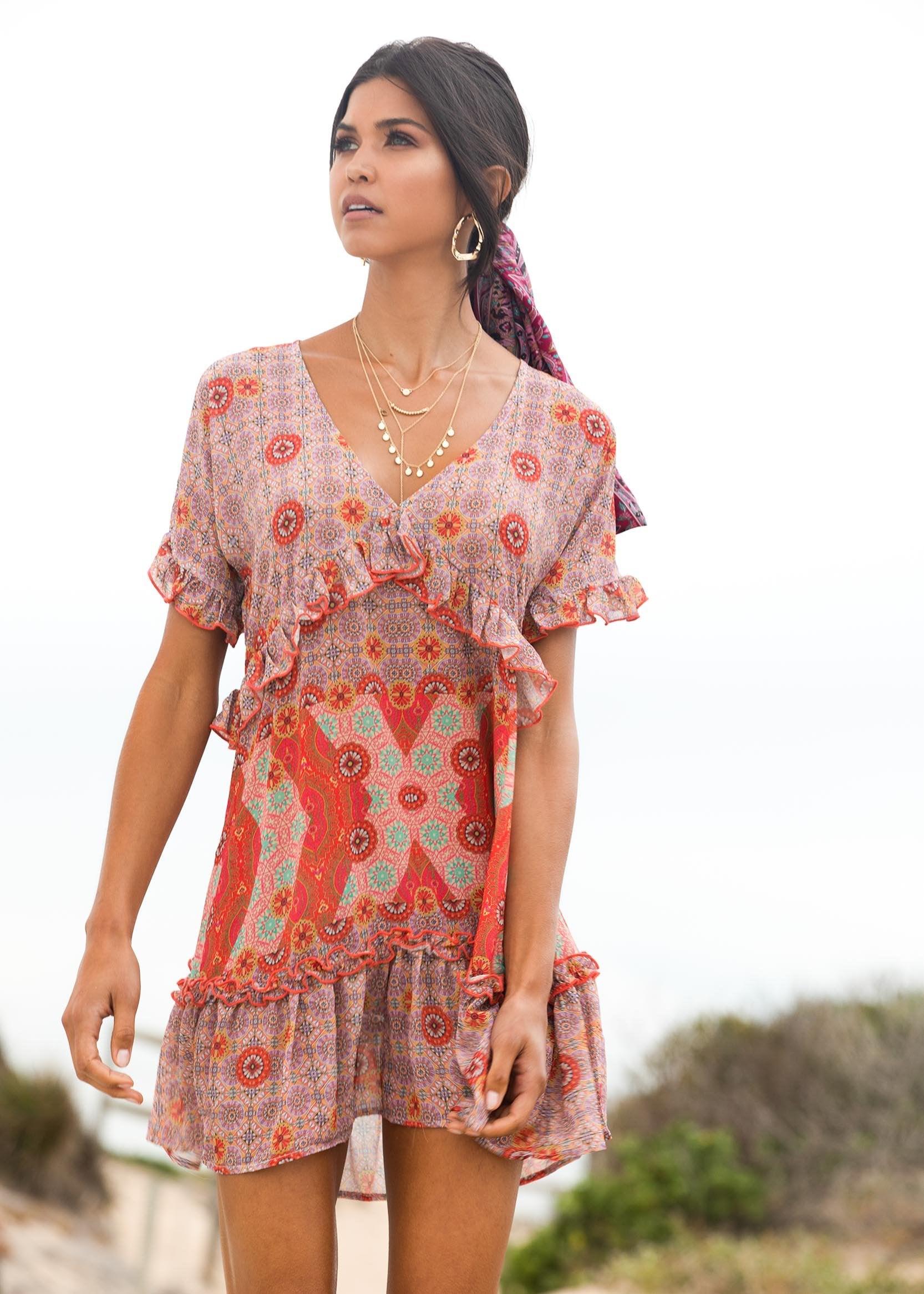 Hold Me Now Dress - Summer Spritz
