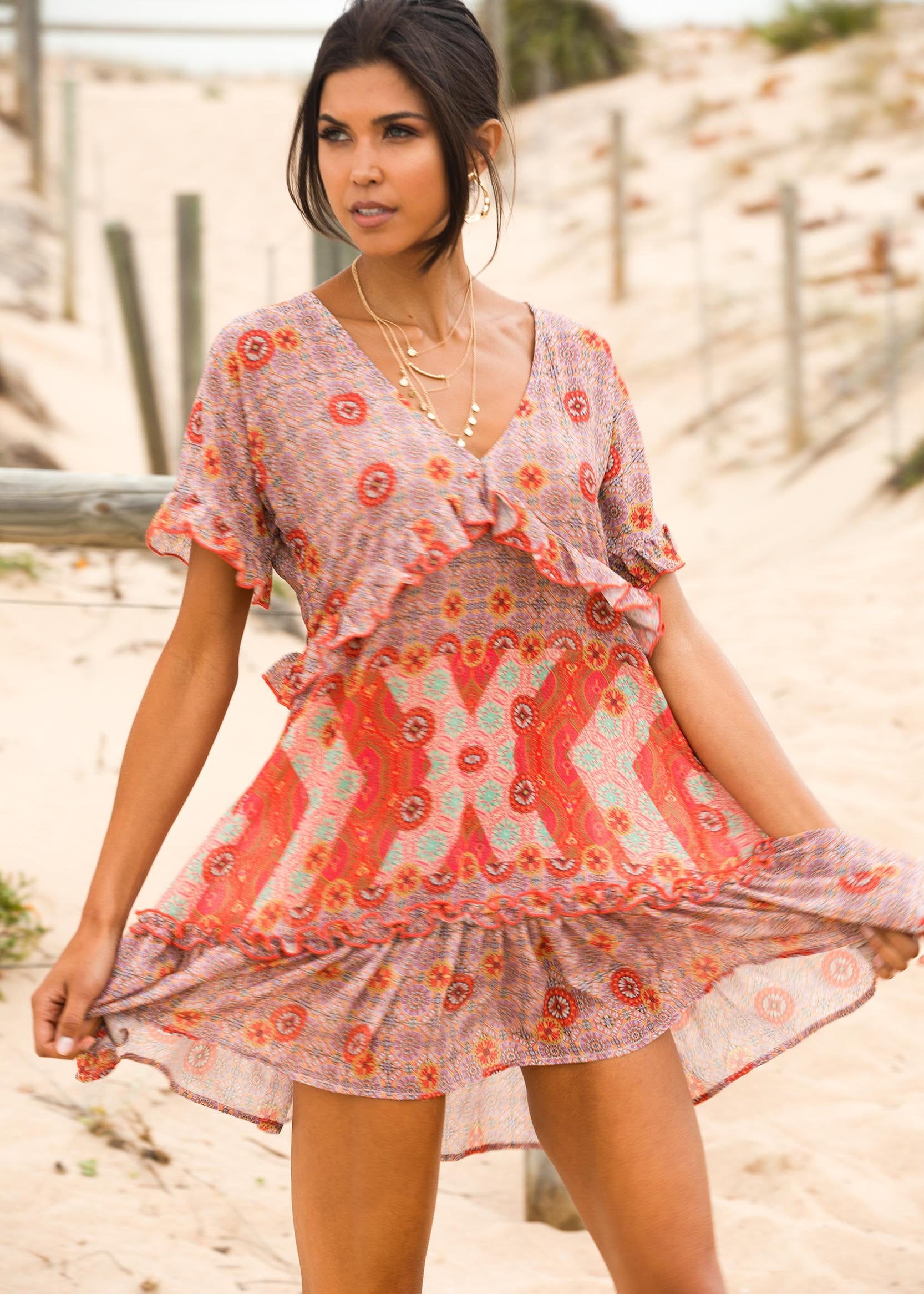 Hold Me Now Dress - Summer Spritz