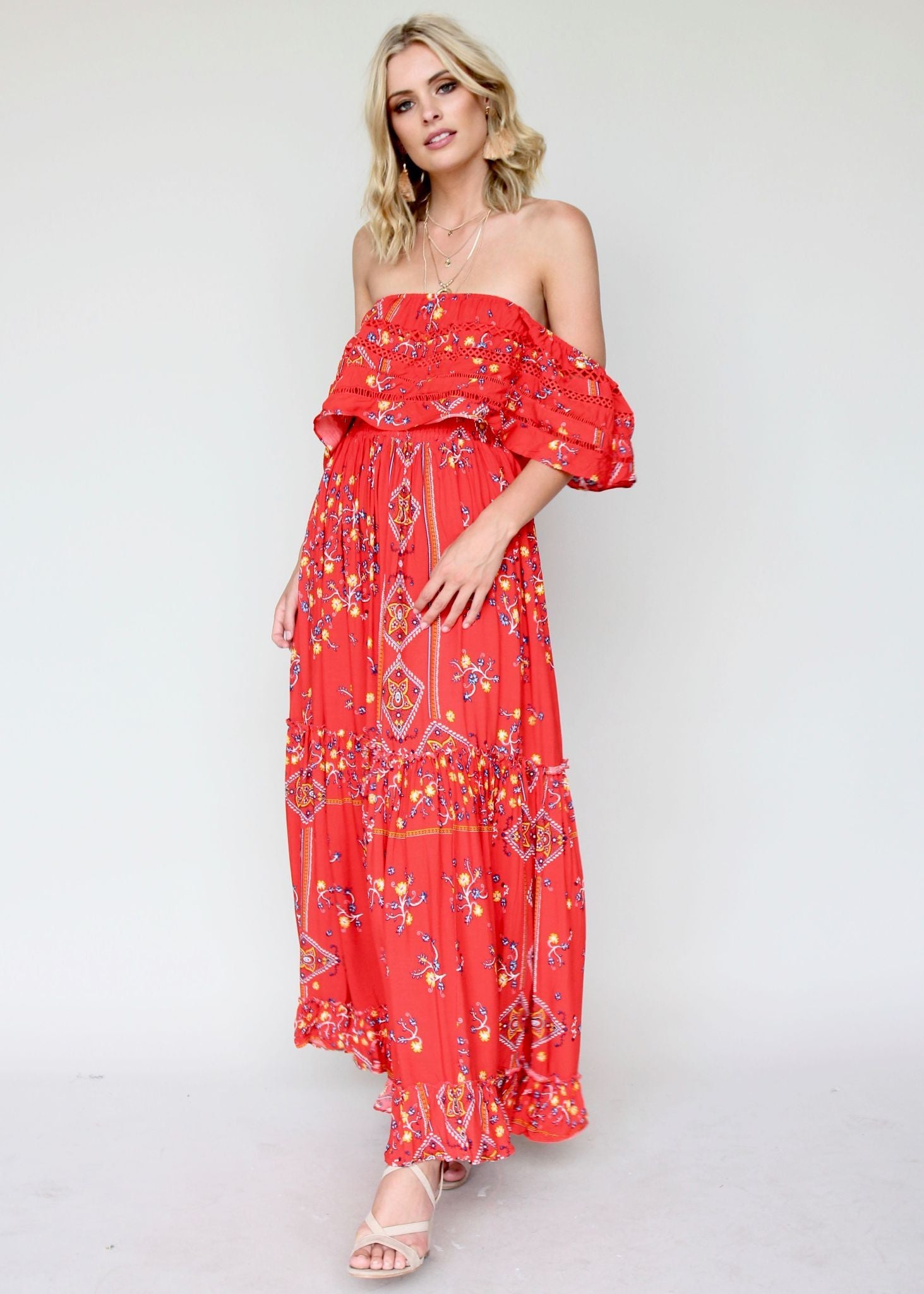 Karlie Off Shoulder Maxi - Sebastian