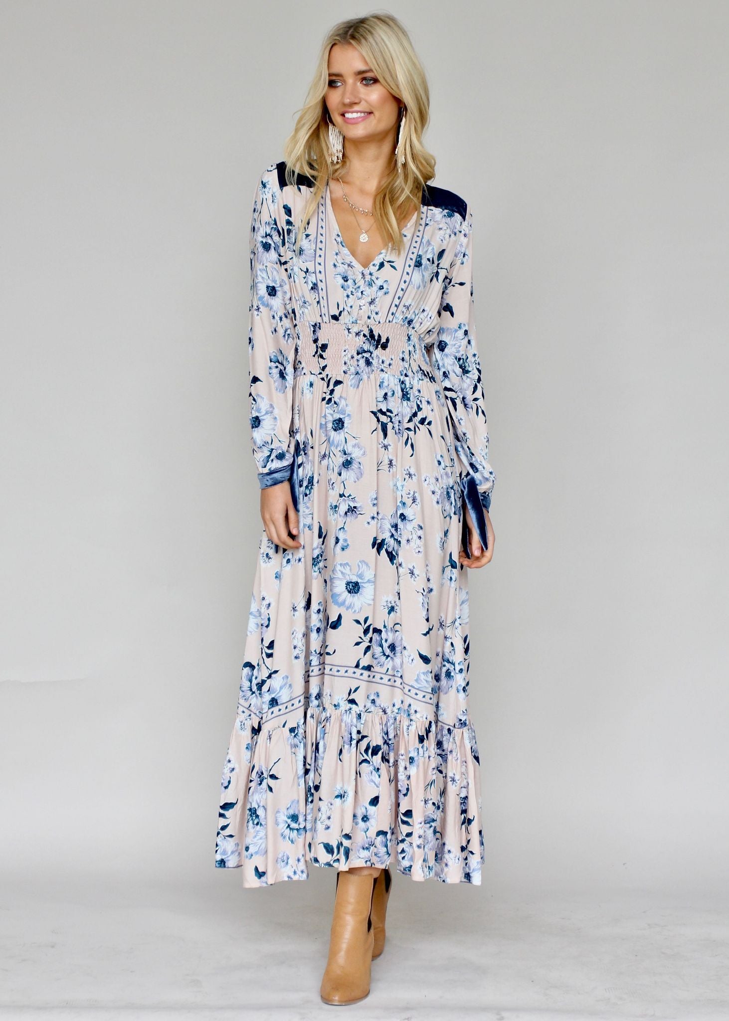 Eleonore Maxi Dress - Dusky