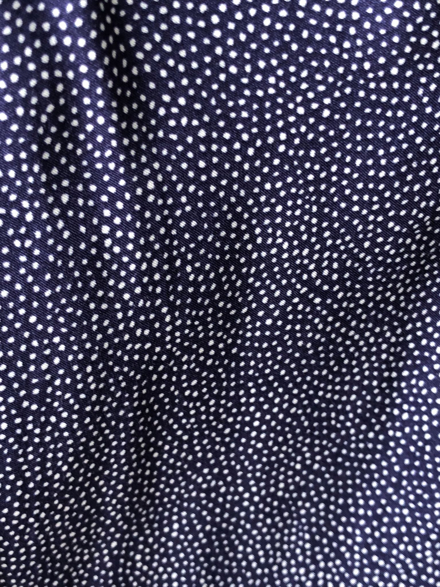 Last Dance Midi Dress - Navy Dot