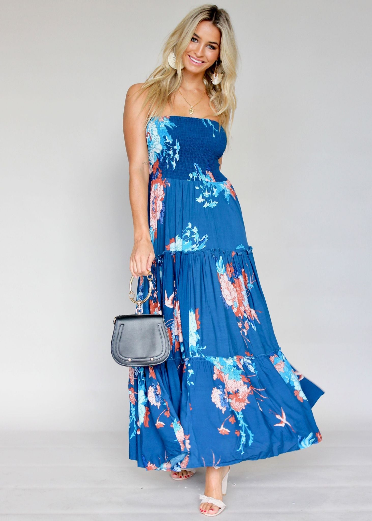 Salsa Strapless Maxi Dress - Carnival
