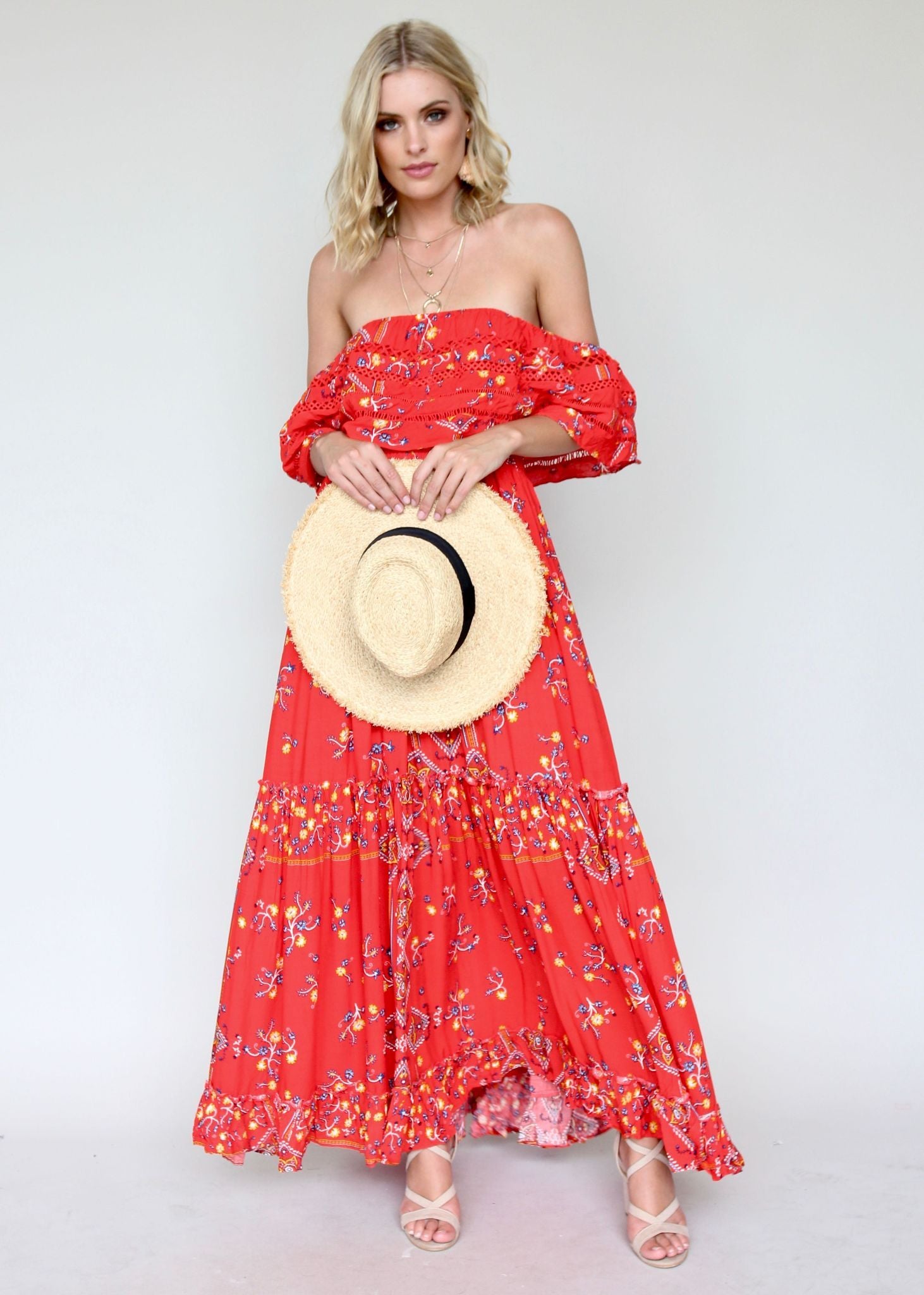 Karlie Off Shoulder Maxi - Sebastian