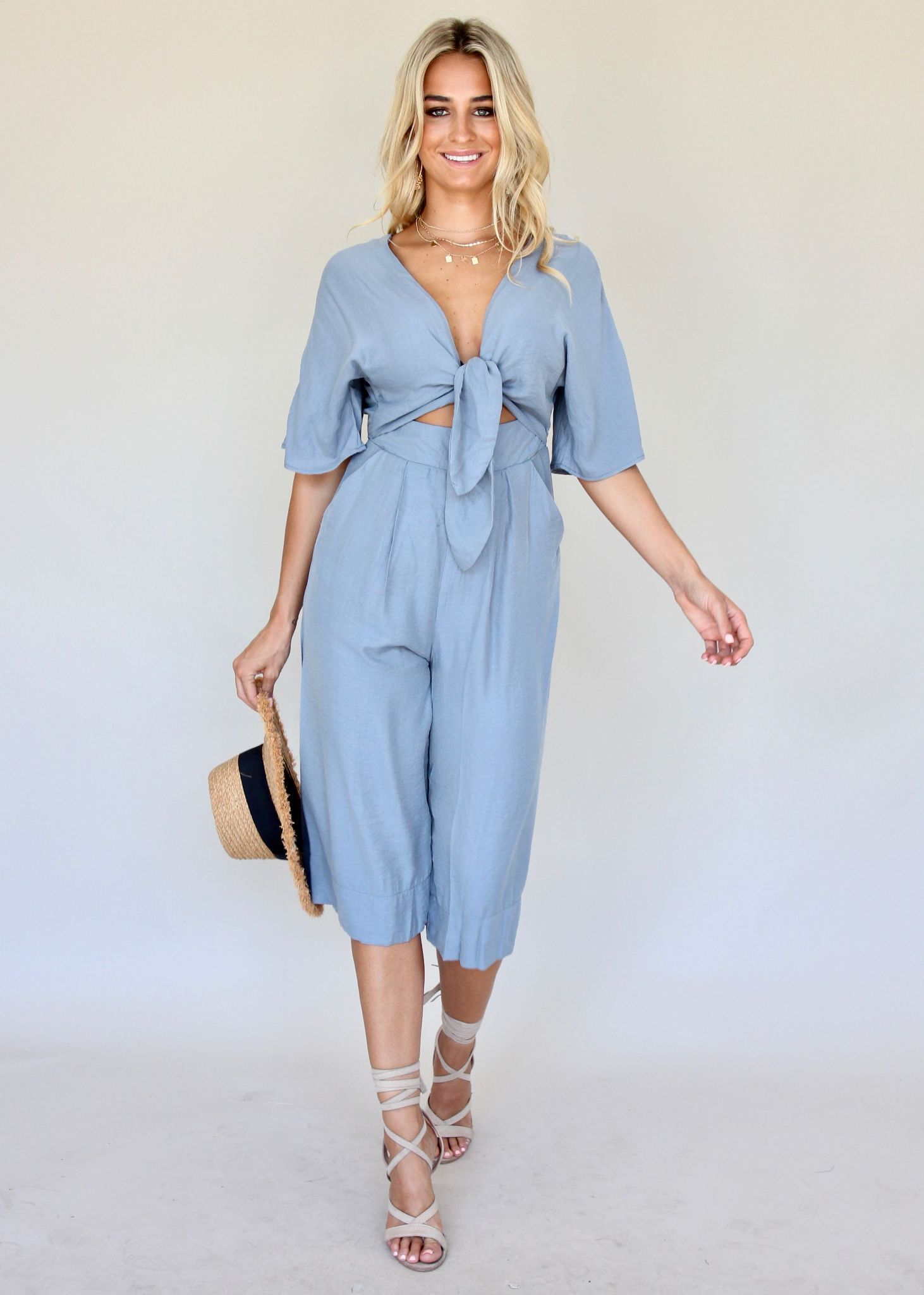 Brave Hearts Pantsuit - Slate