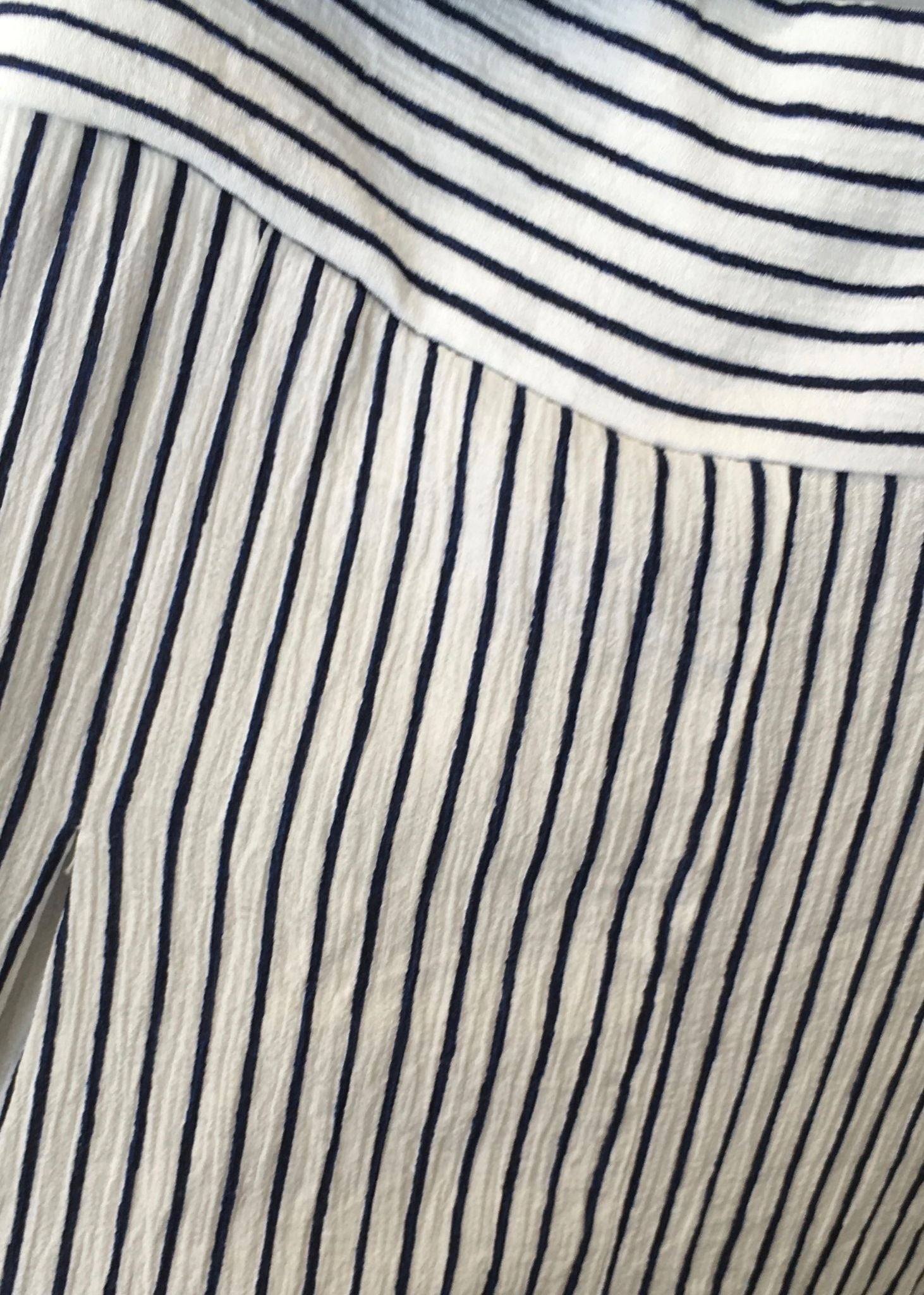 Romara Pantsuit - Navy Stripe