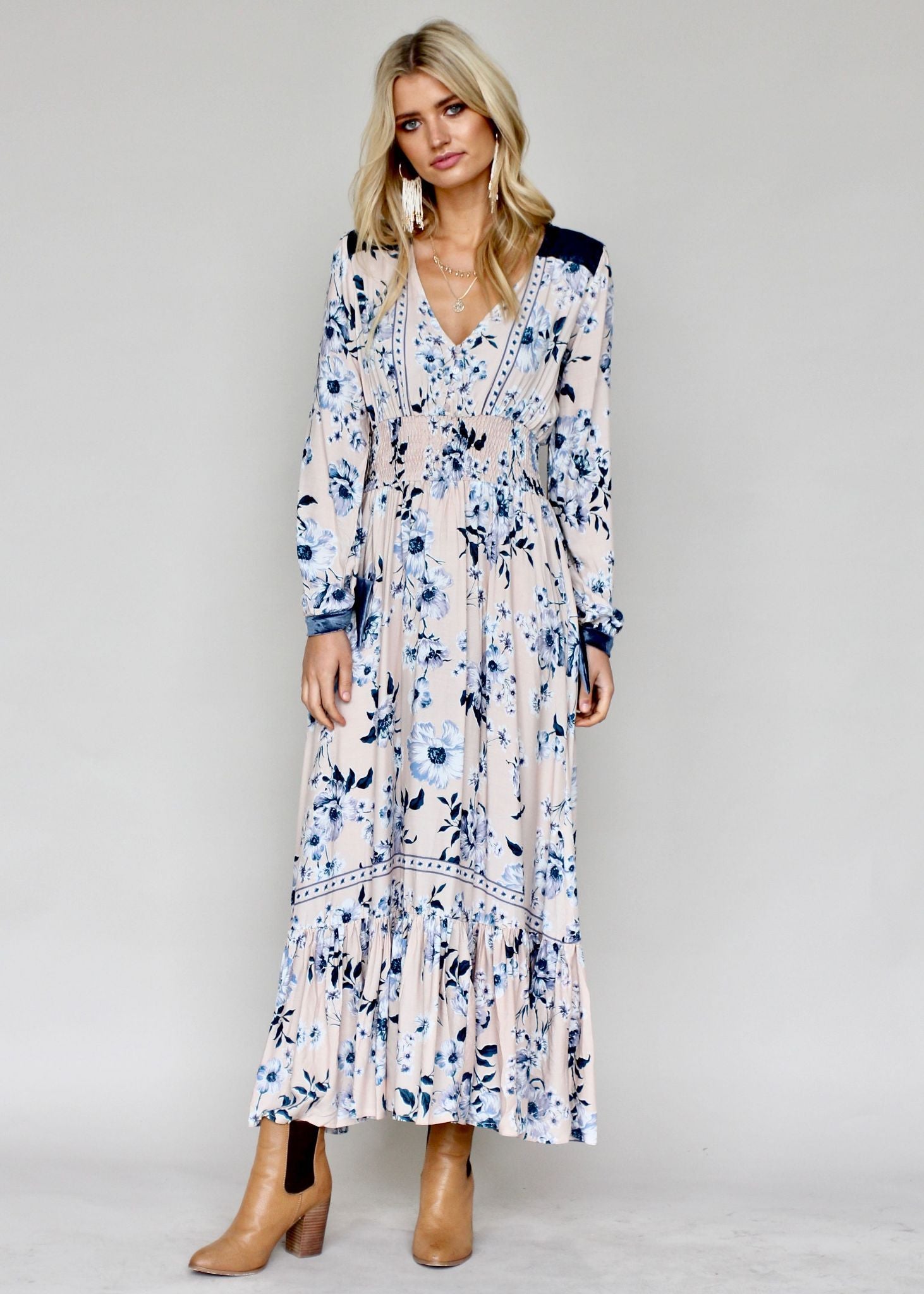 Eleonore Maxi Dress - Dusky