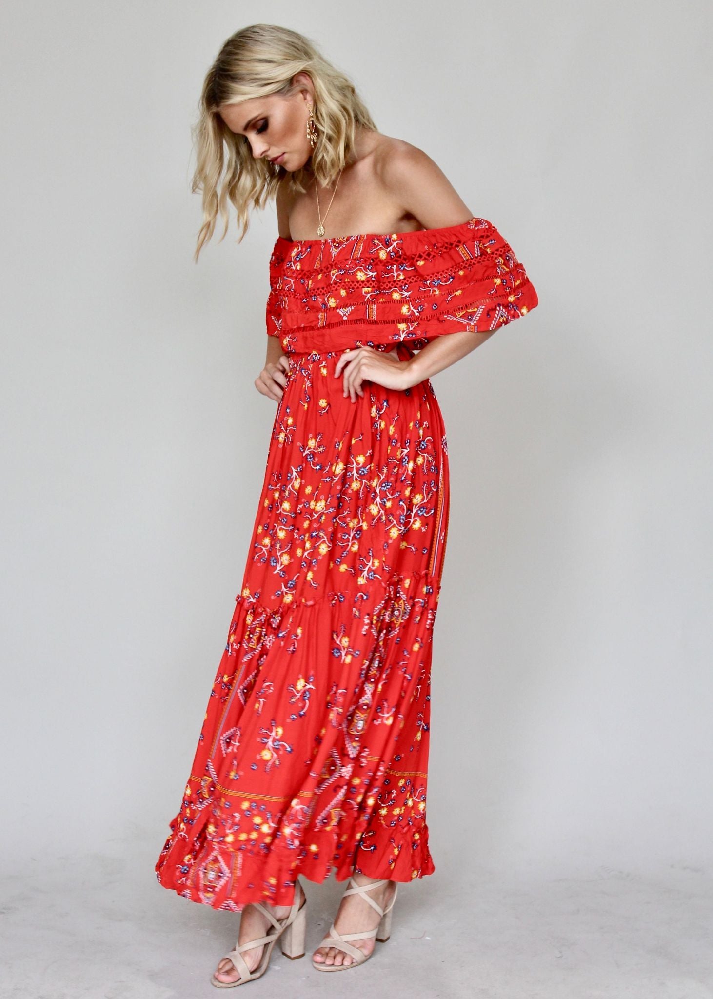 Karlie Off Shoulder Maxi - Sebastian