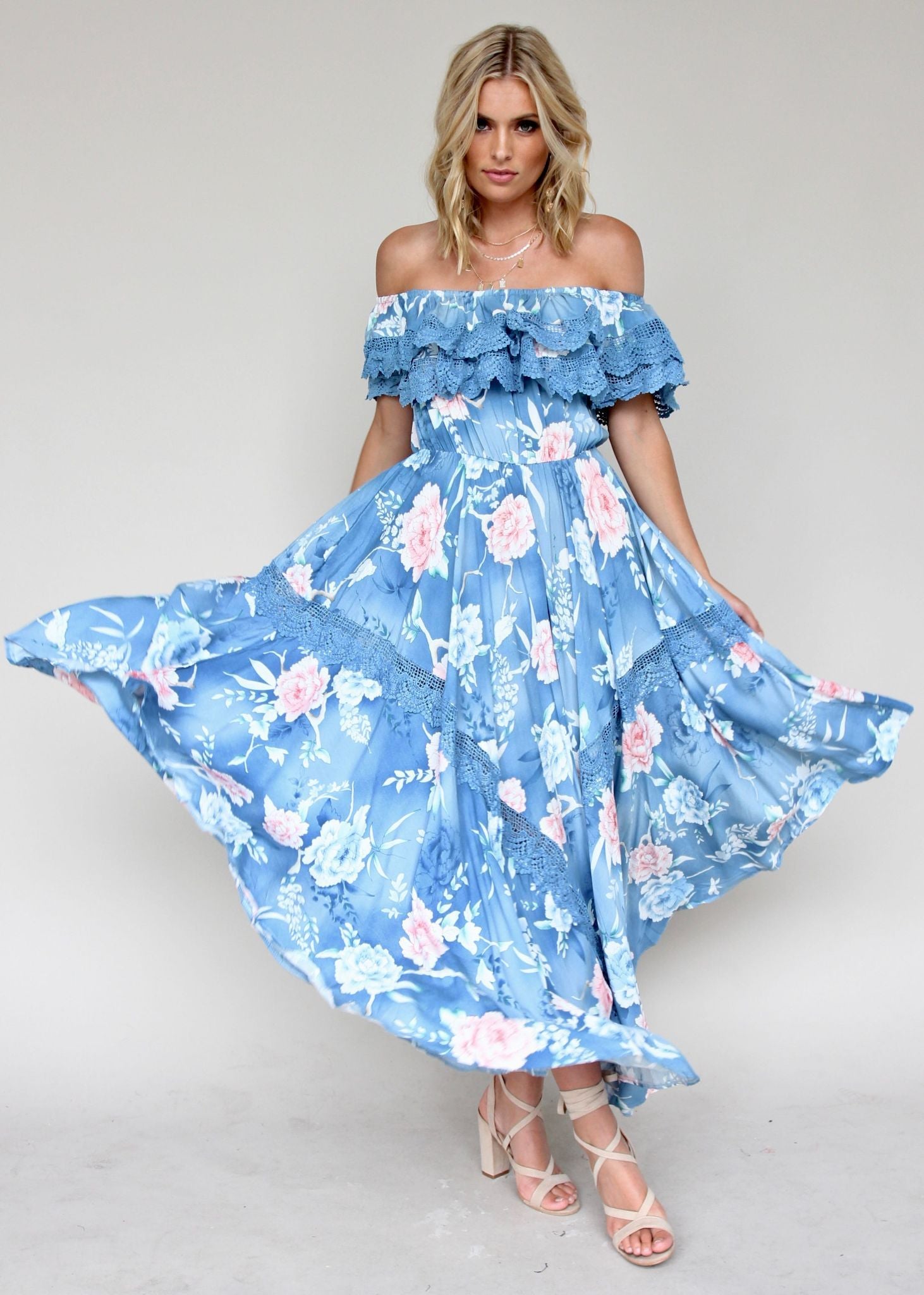 Positano Off Shoulder Maxi - Ana Santorina