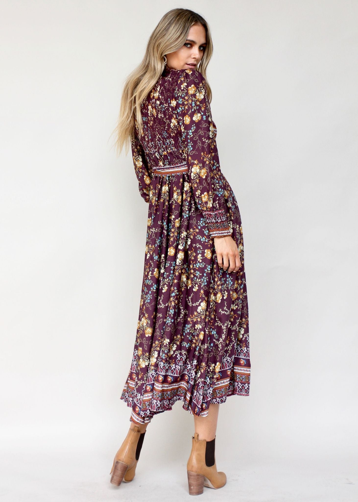 Bella Maxi Dress w/ Tie - Essie