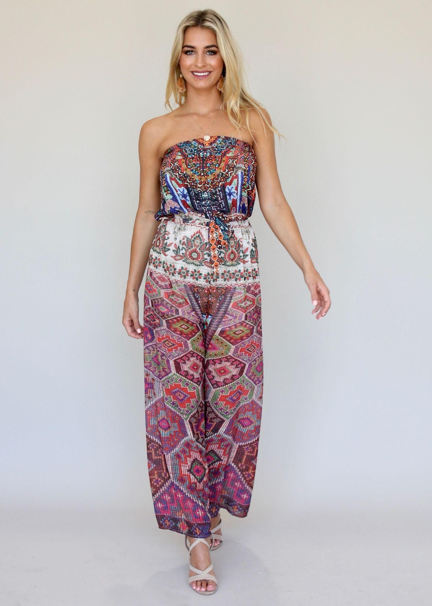 Small Talk Pantsuit - Moroccan