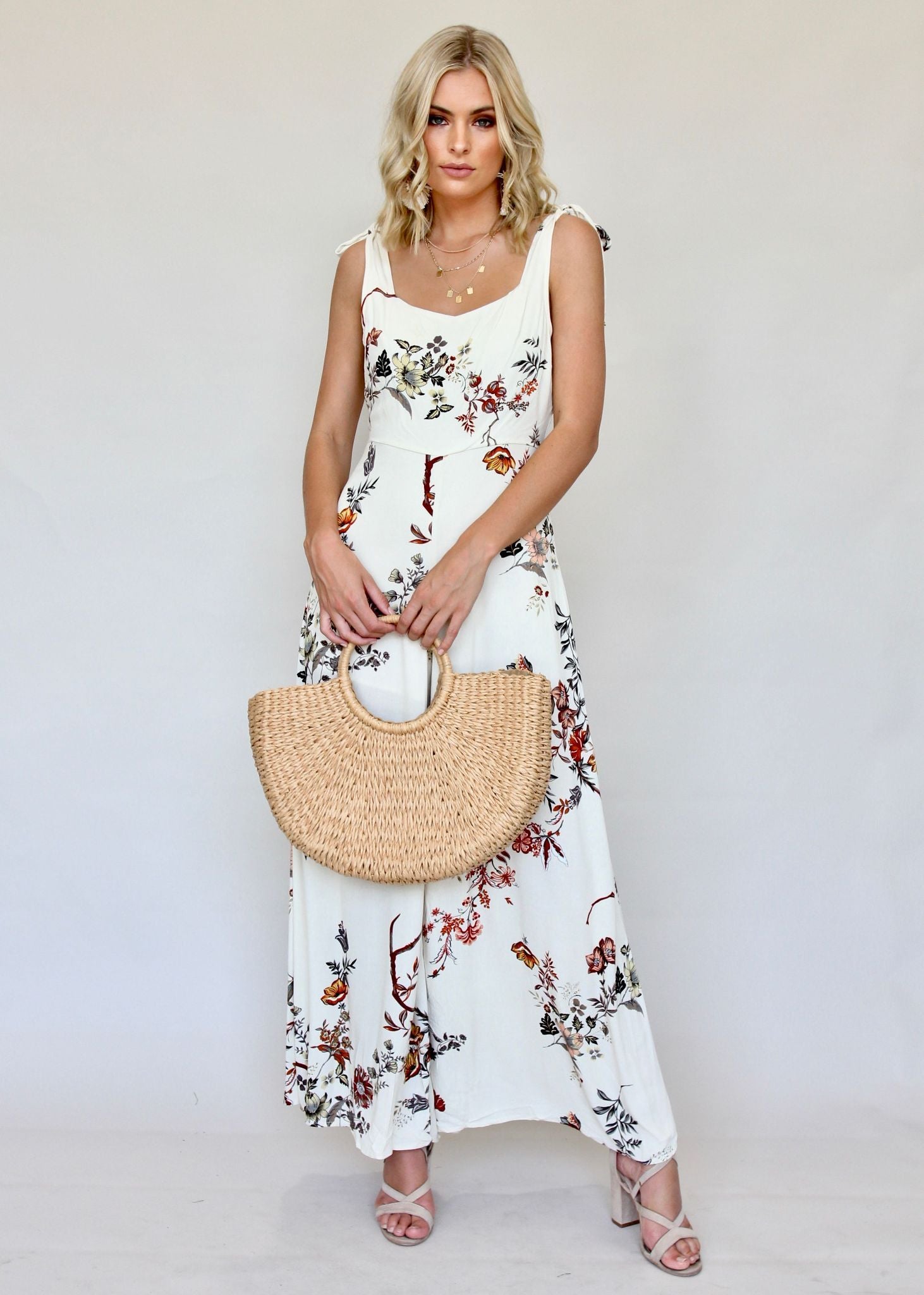 On Your Mind Pantsuit - Beige