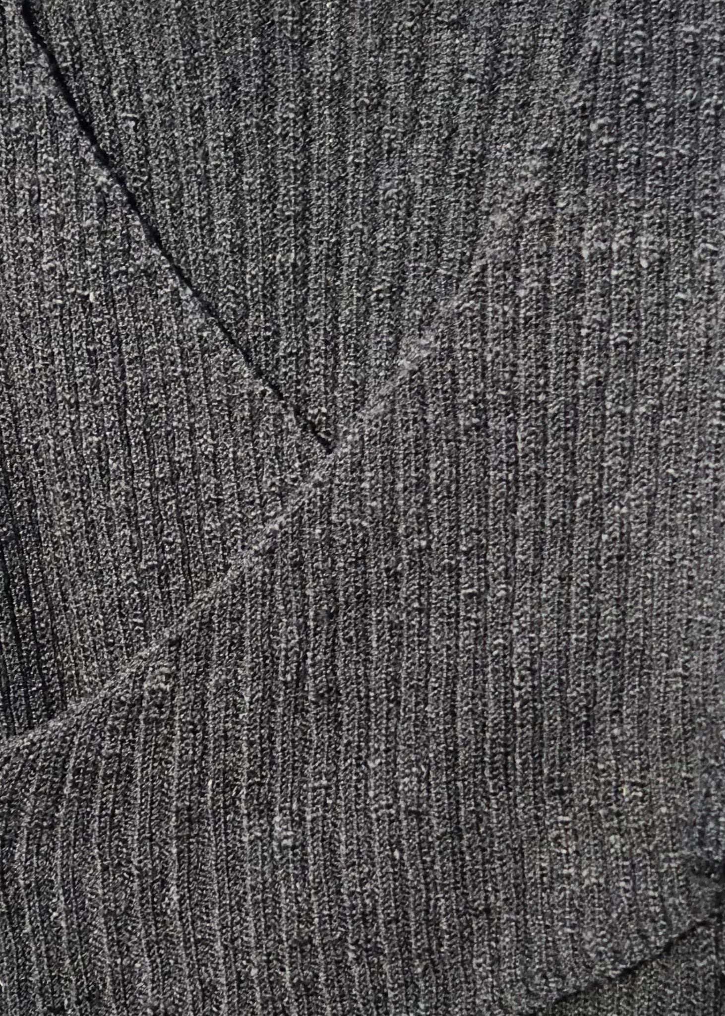 Evening Kisses Knit Dress - Black