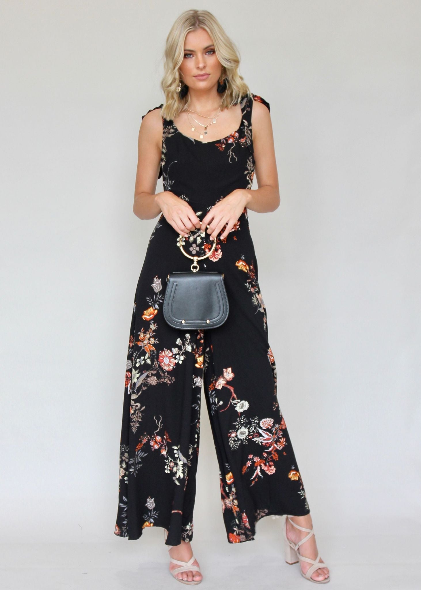 On Your Mind Pantsuit - Black