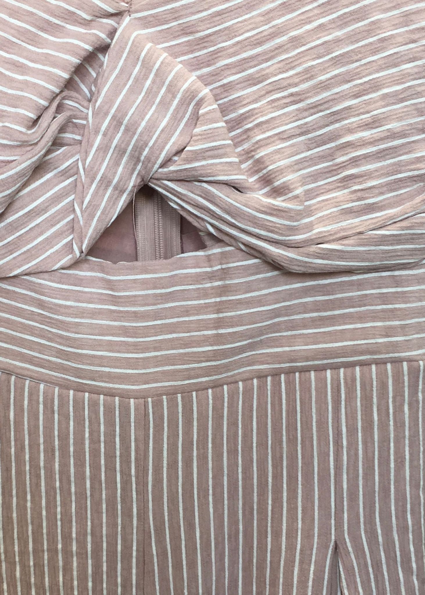 Romara Pantsuit - Mauve Stripe