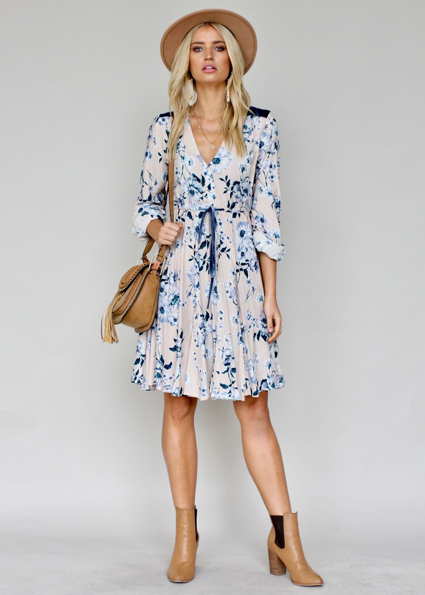 Sasha Swing Dress - Dusky