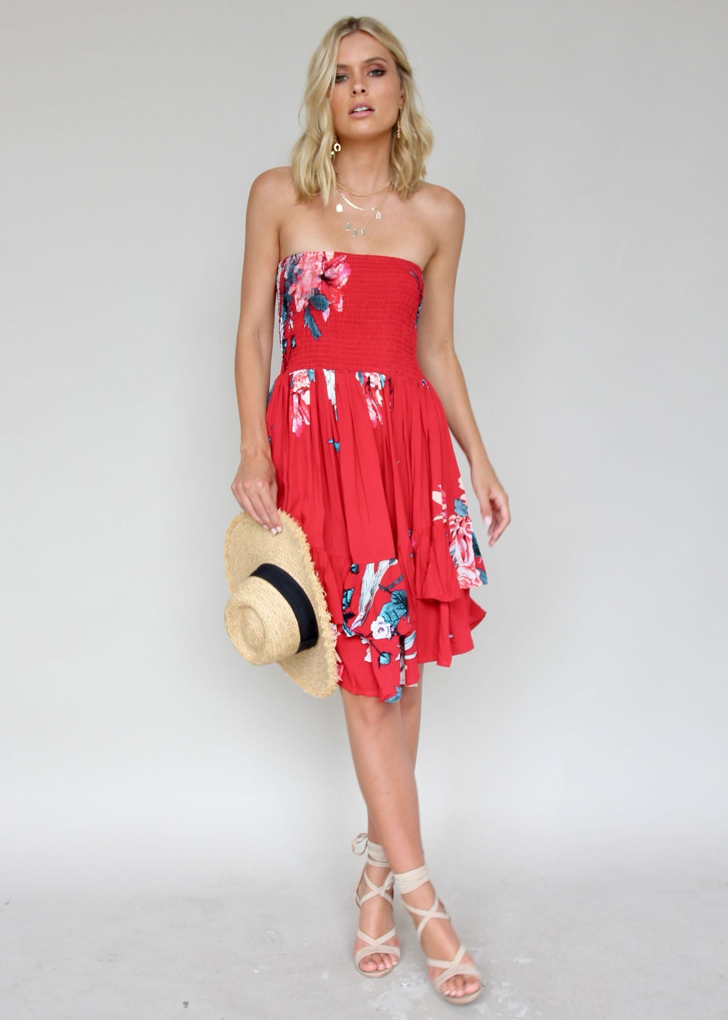 Mejico Mini Strapless Dress - Lovers Passion