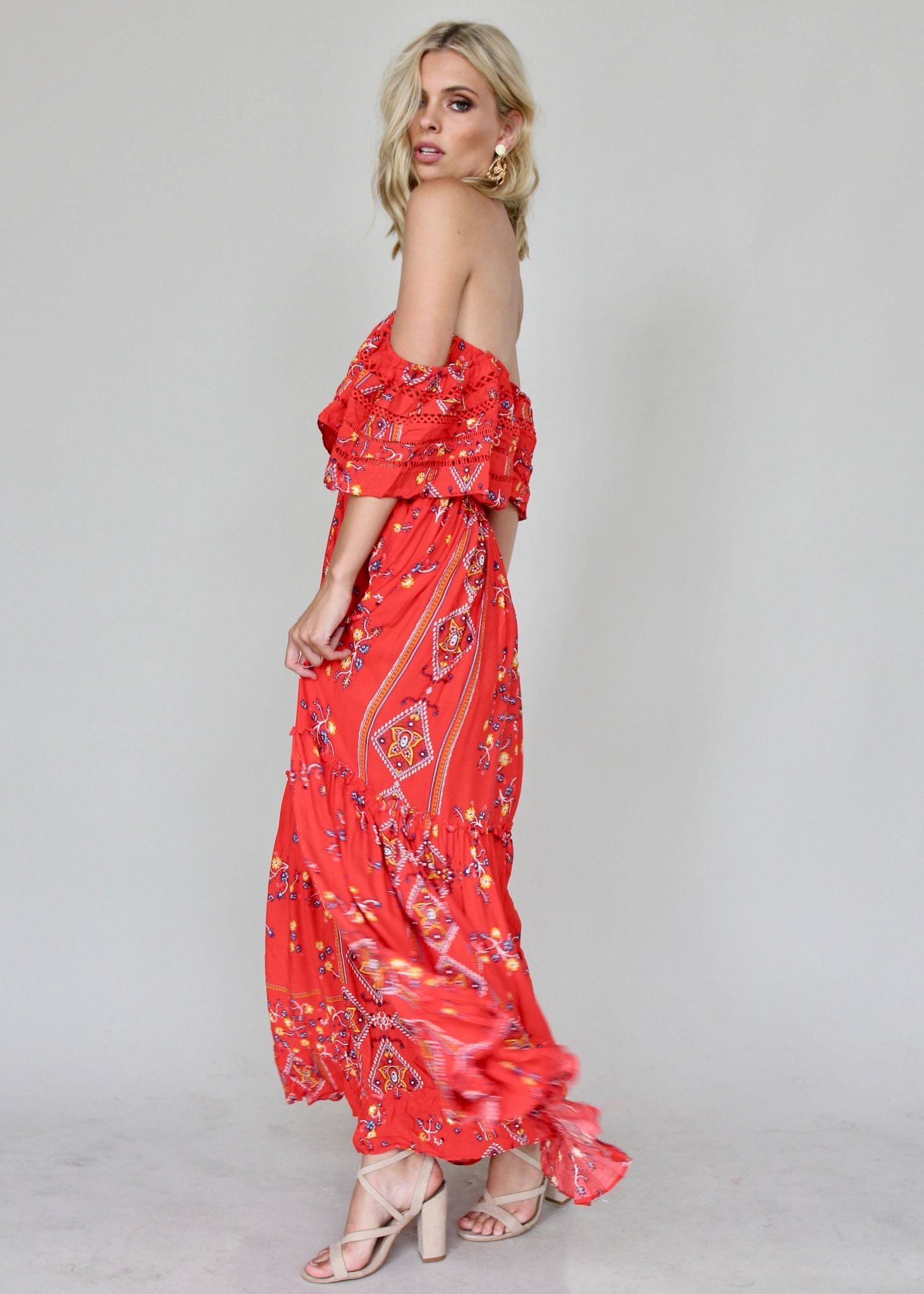 Karlie Off Shoulder Maxi - Sebastian