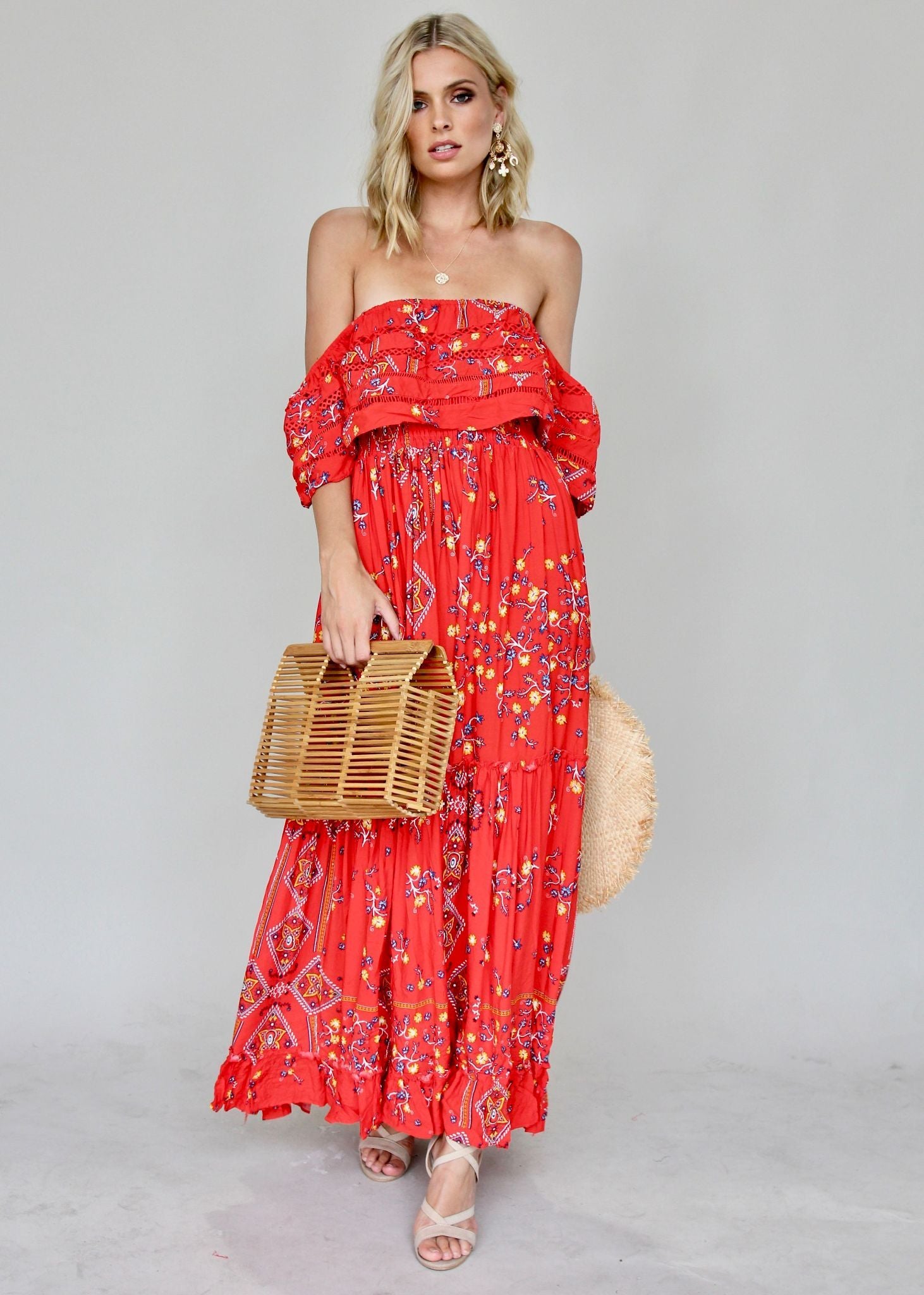 Karlie Off Shoulder Maxi - Sebastian