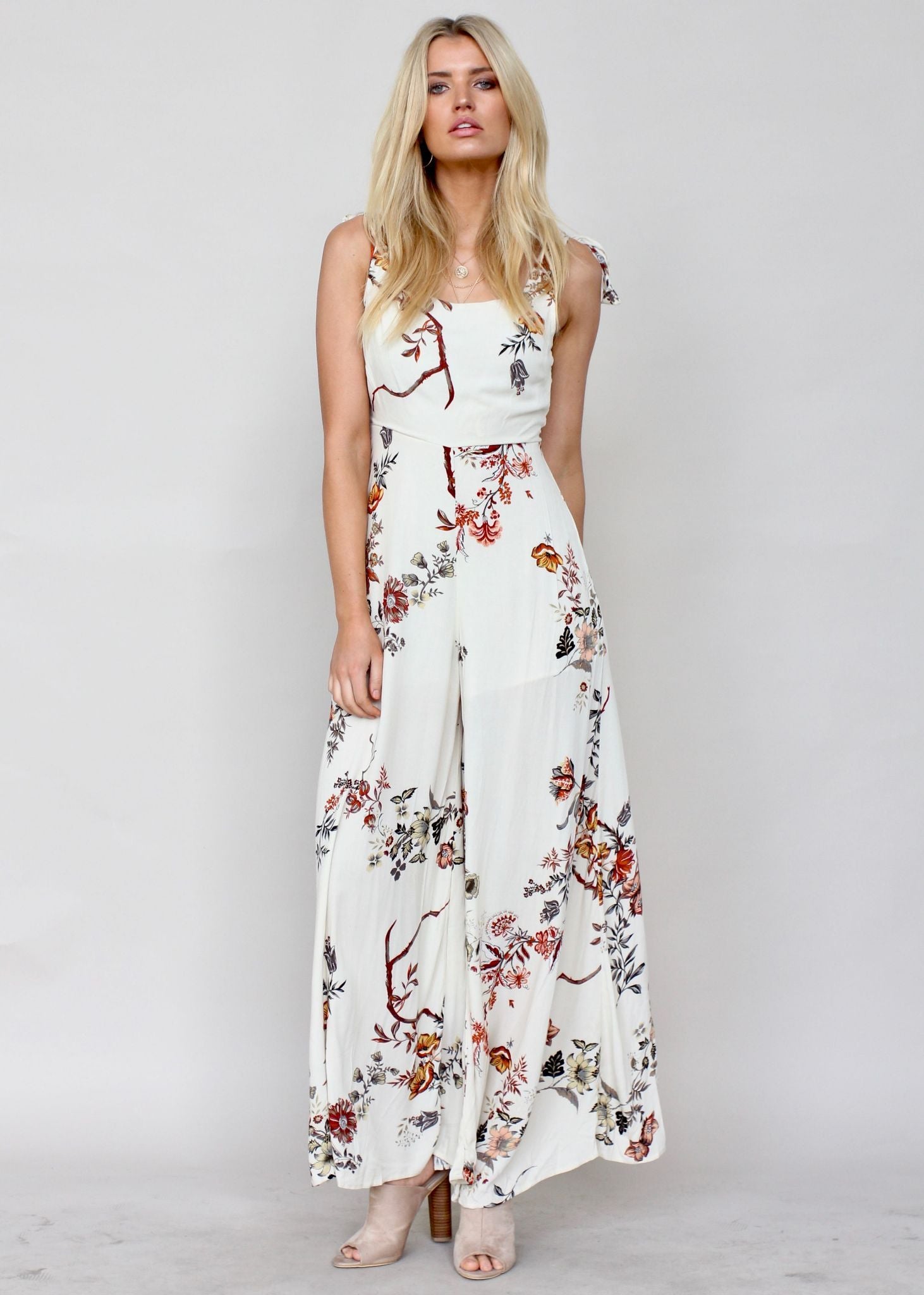 On Your Mind Pantsuit - Beige