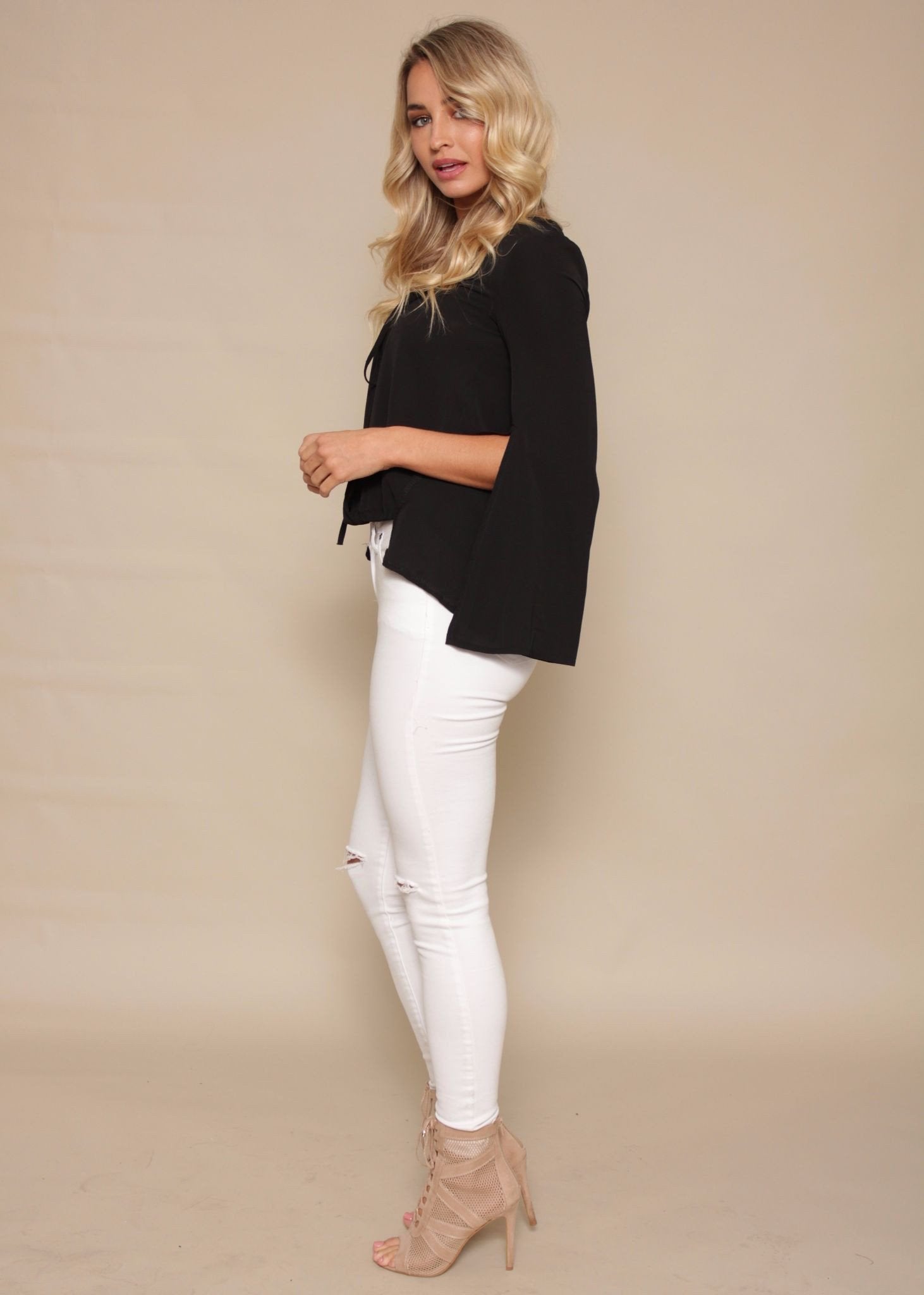 A New Day Blouse - Black