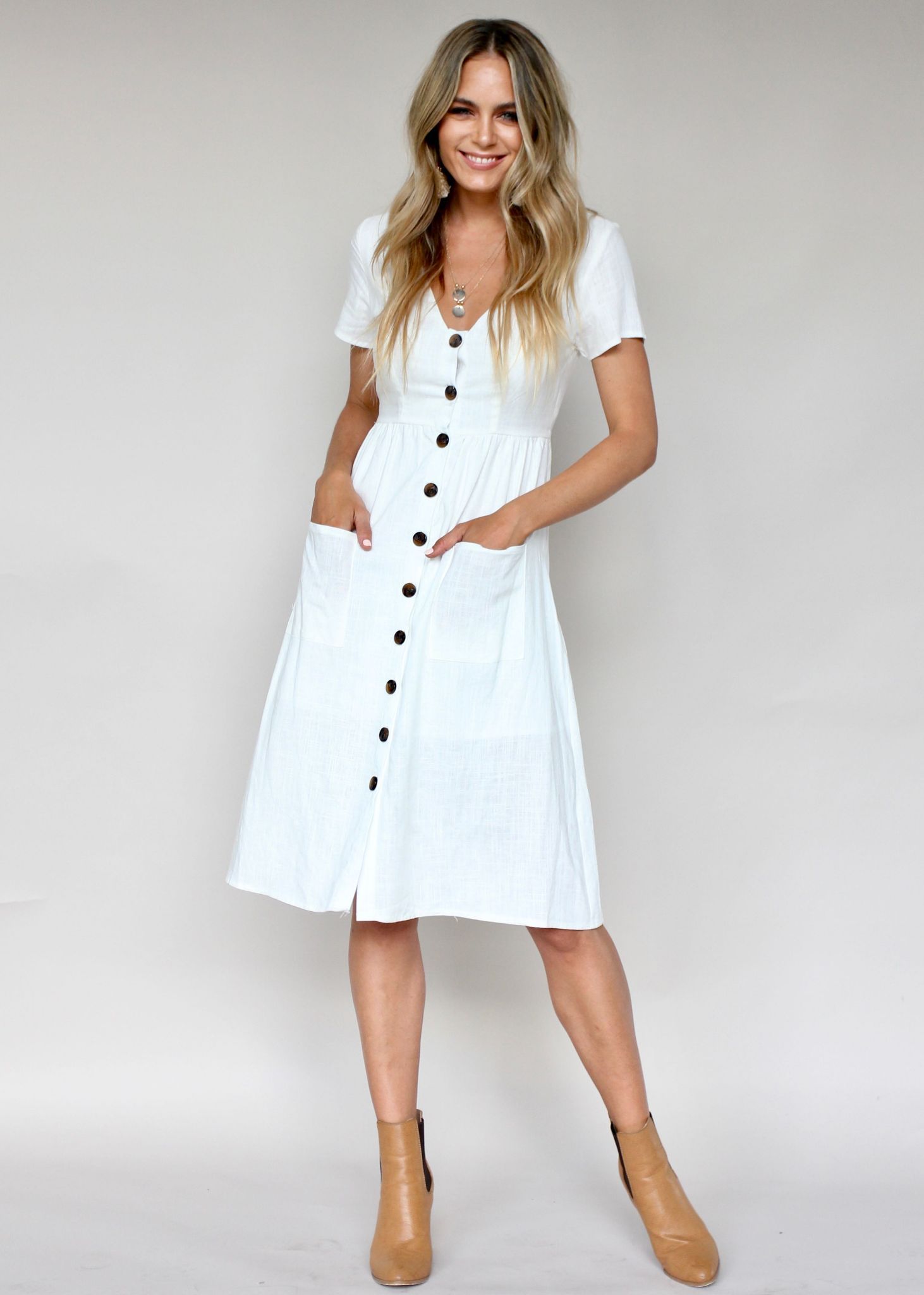 Til The End Dress - White