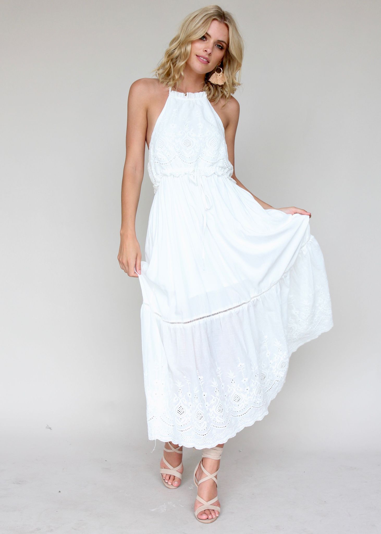 Working Wisdom Halter Maxi - White