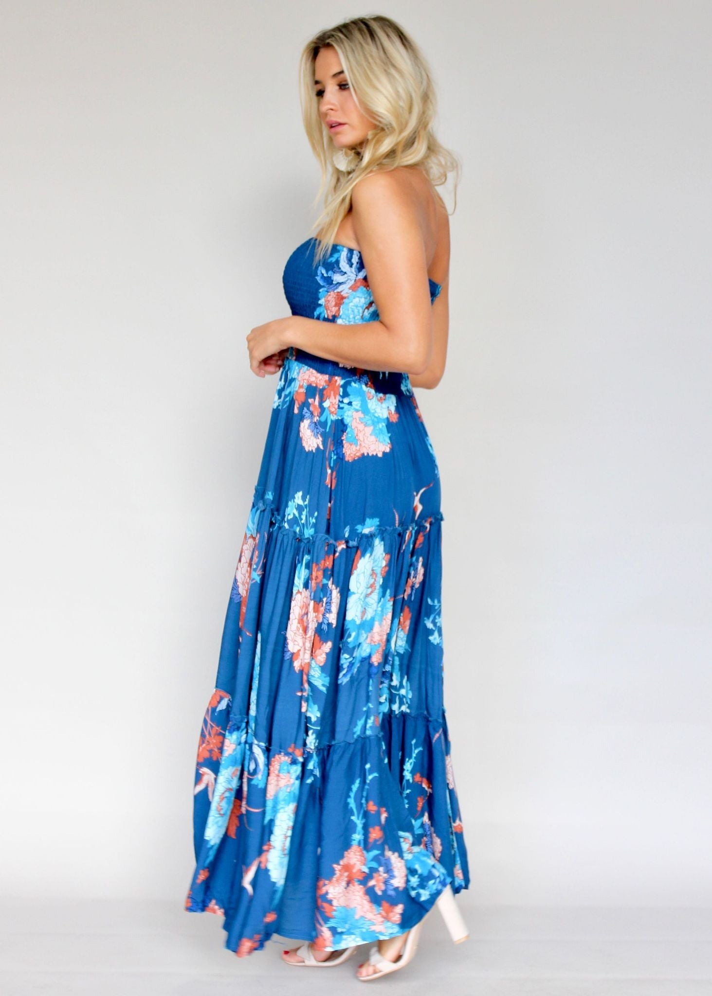 Salsa Strapless Maxi Dress - Carnival