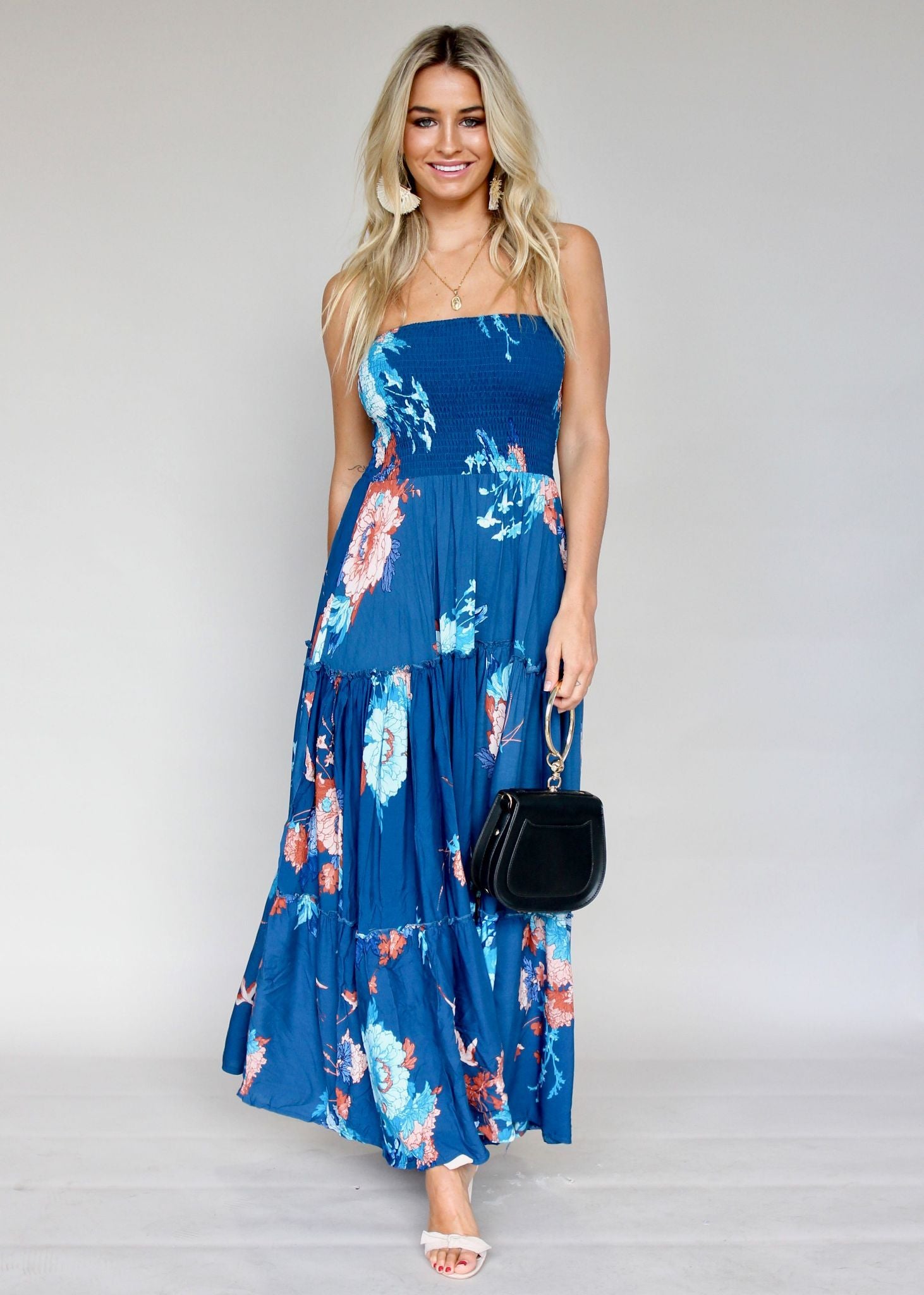 Salsa Strapless Maxi Dress - Carnival