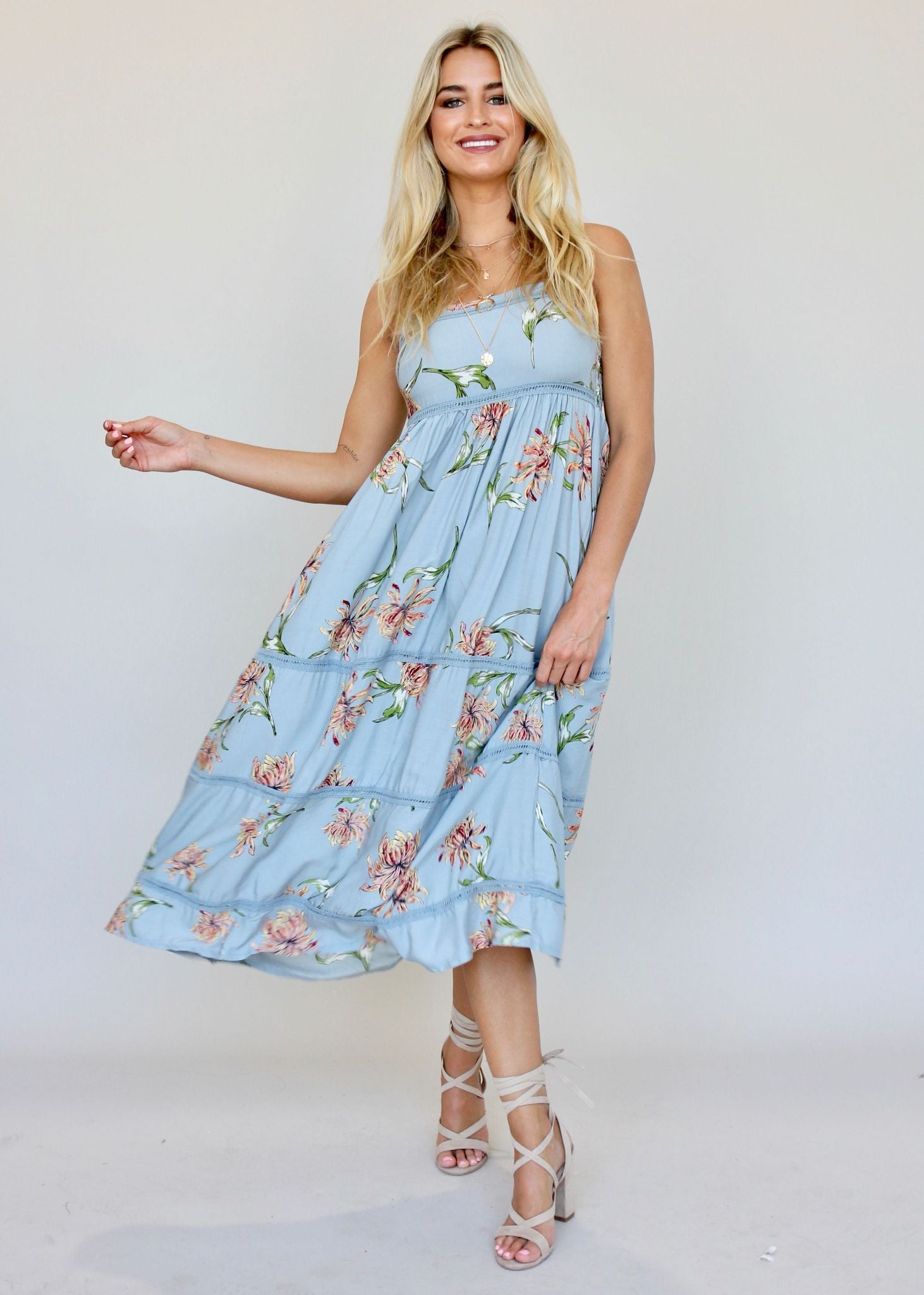 Heidi Swing Midi Dress - Kai
