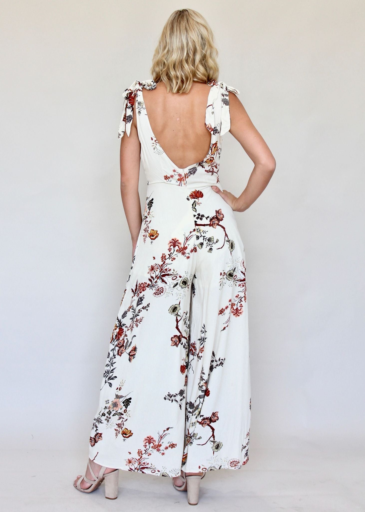 On Your Mind Pantsuit - Beige