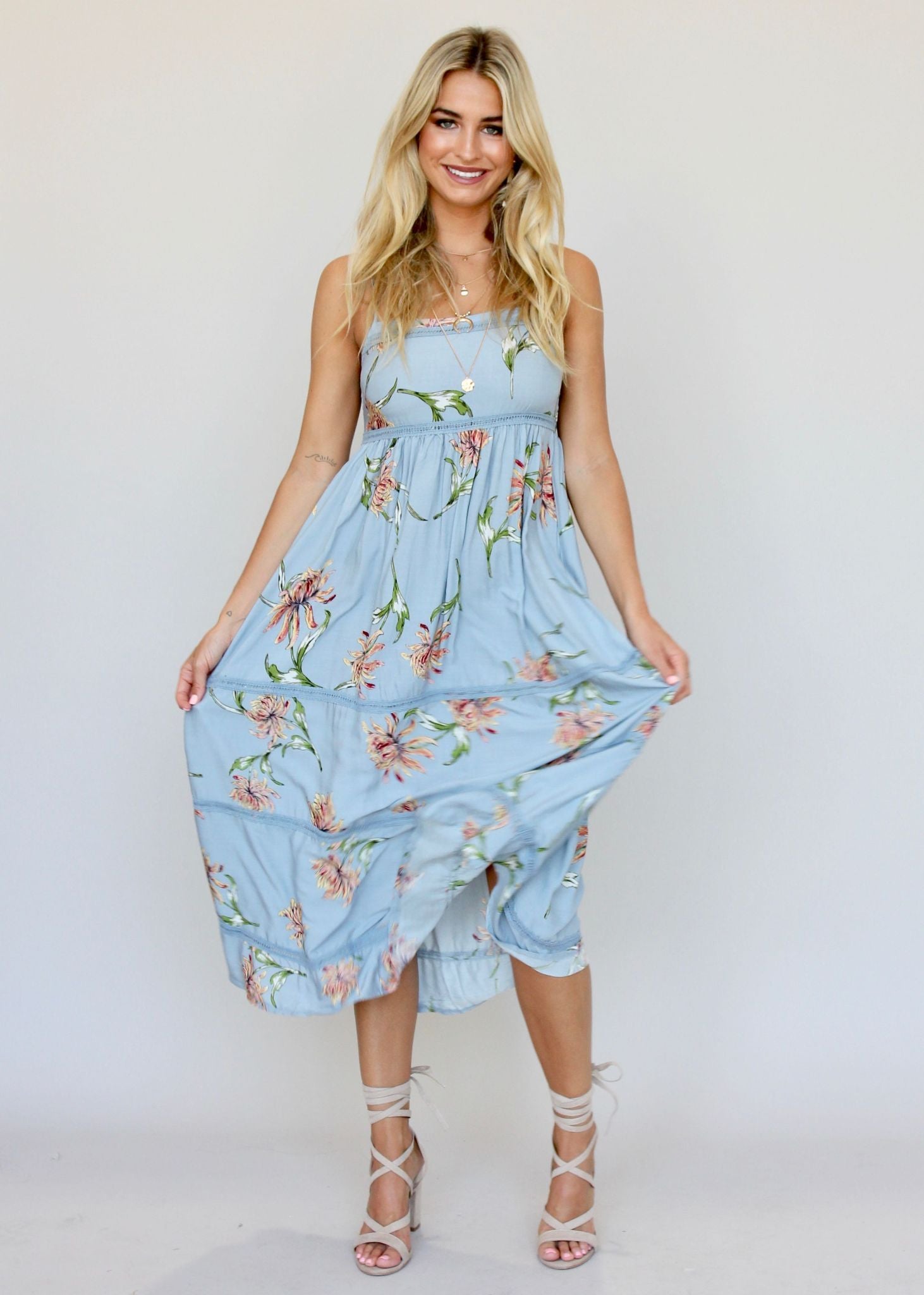 Heidi Swing Midi Dress - Kai
