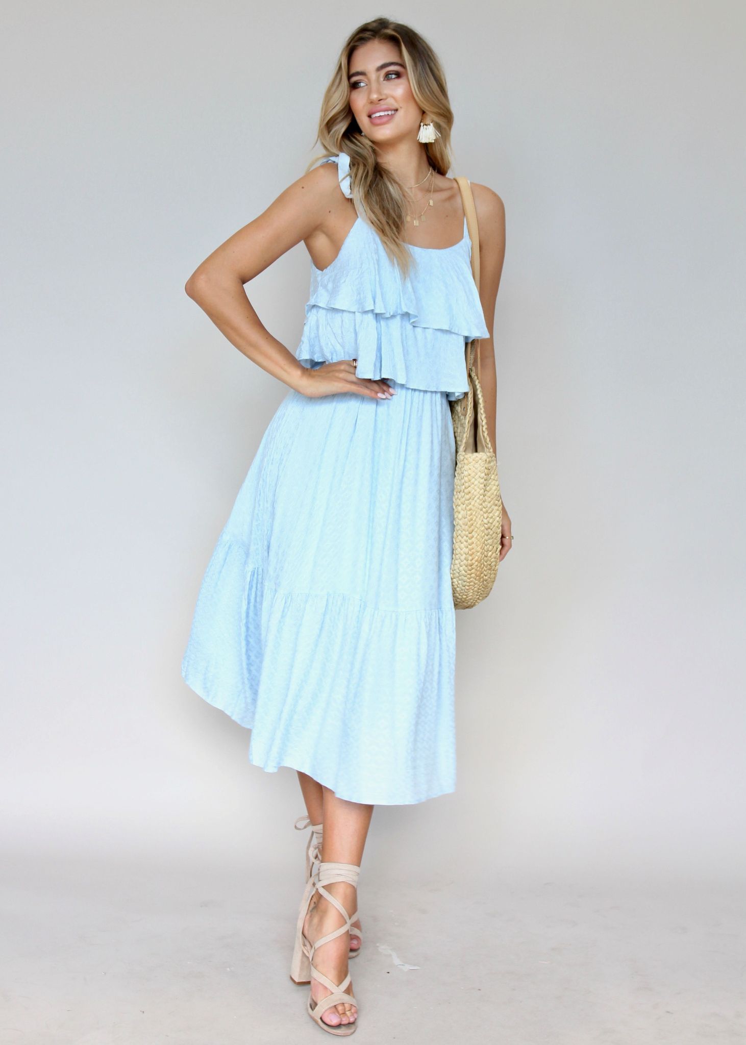 Victoria Falls Maxi Dress - Blue