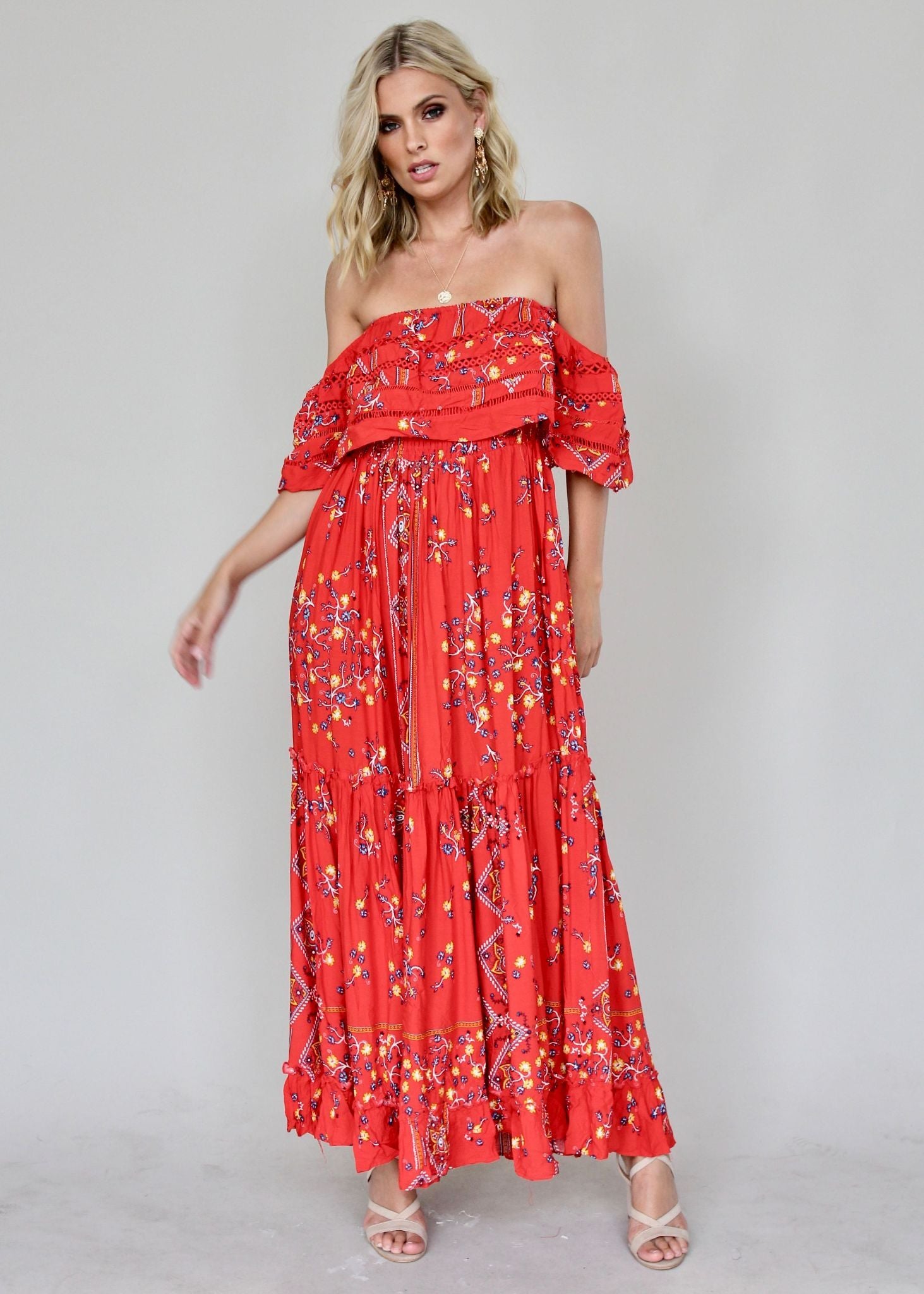 Karlie Off Shoulder Maxi - Sebastian