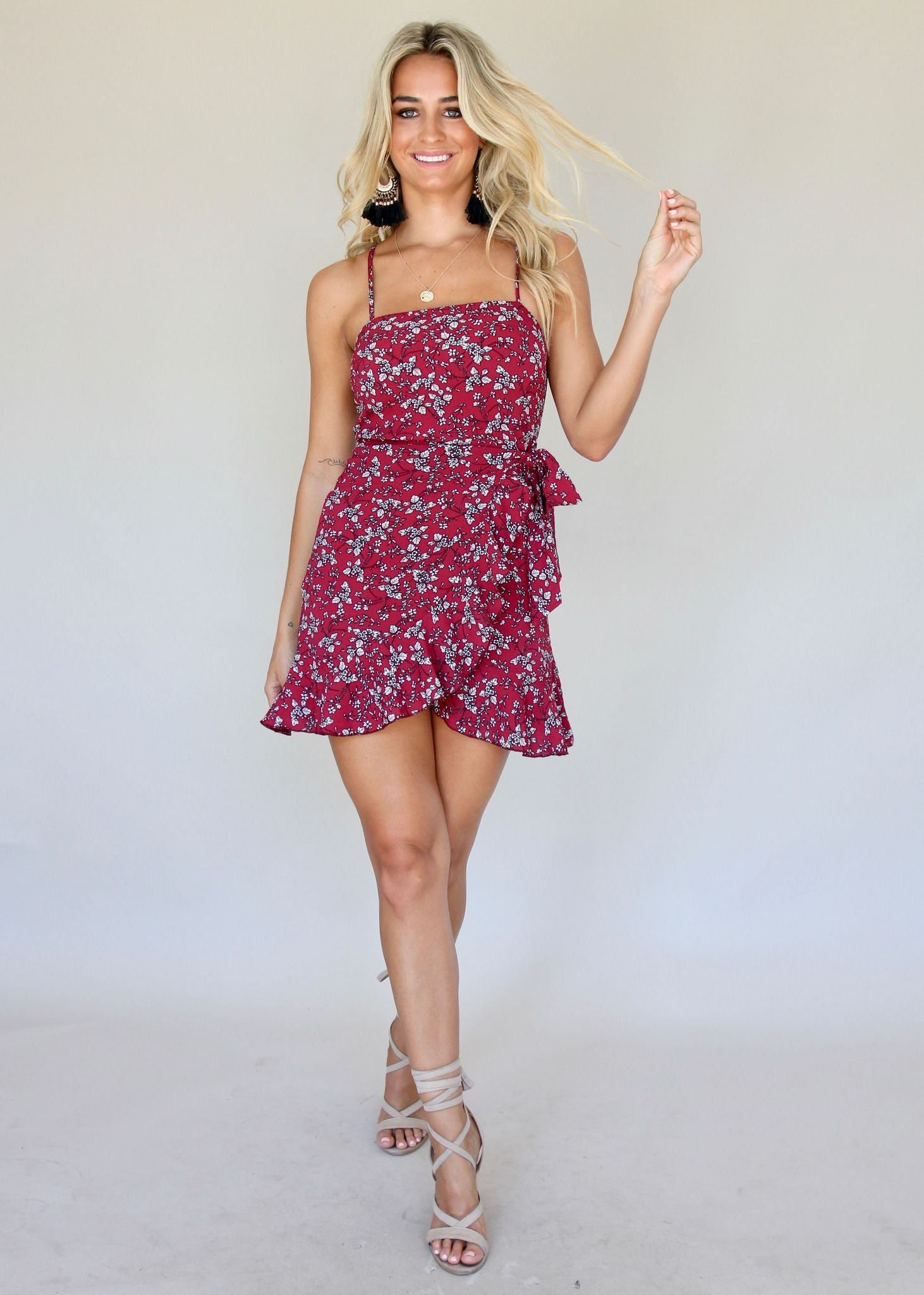 Portofino Dress - Ruby