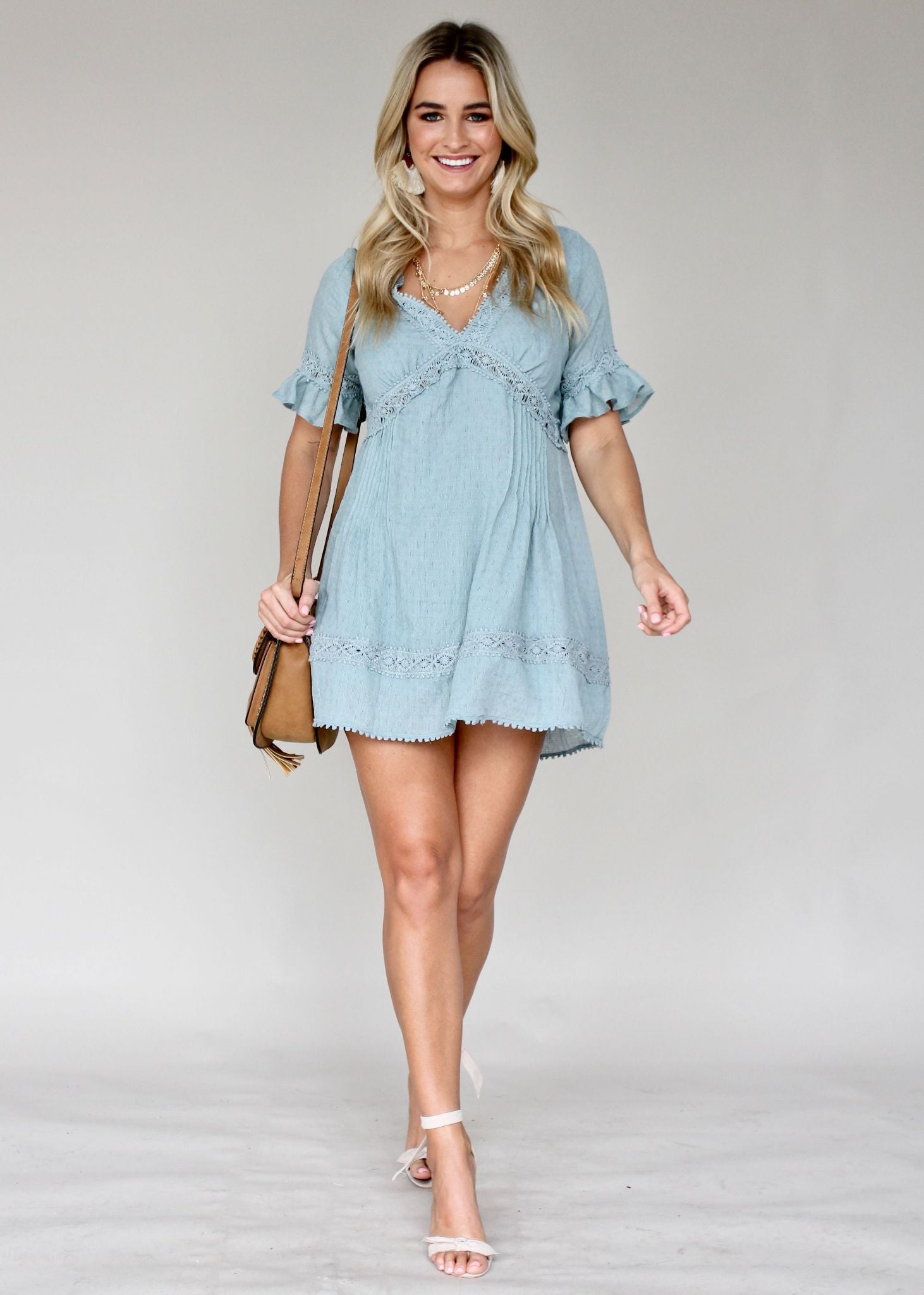 Nikita Swing Dress - Teal