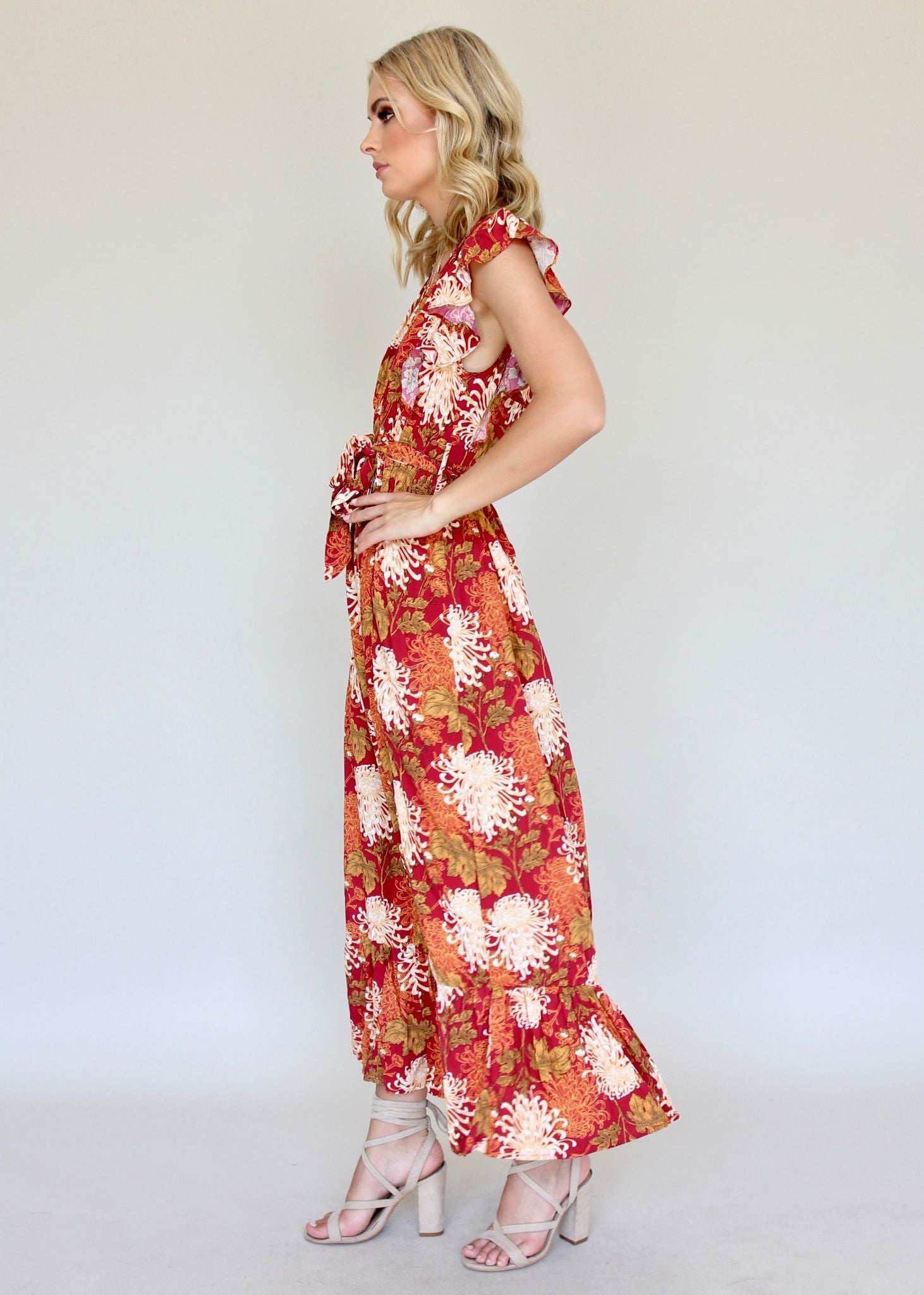 Rhapsody Maxi Dress - Red