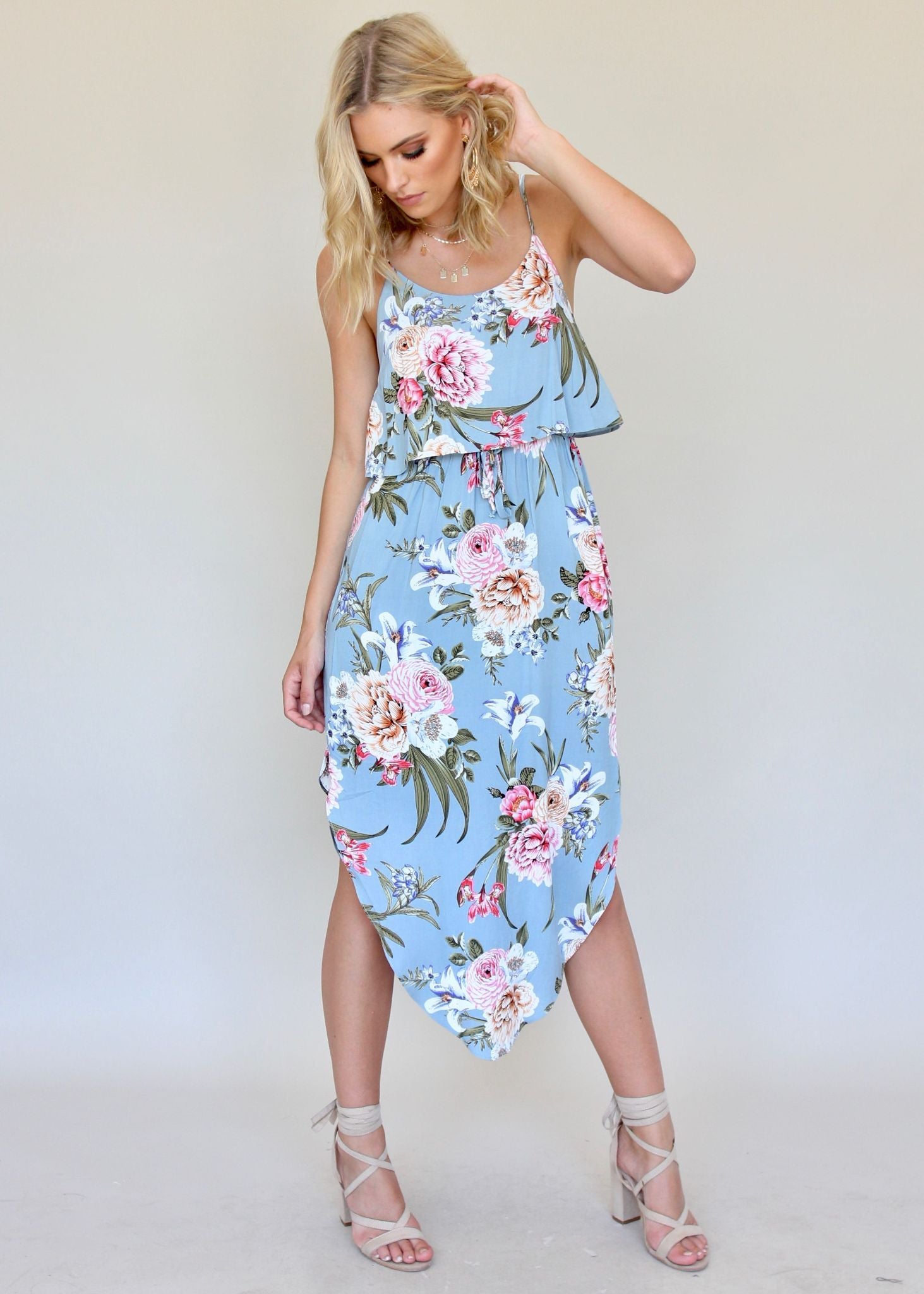 Good Virtues Midi Dress - Summertime