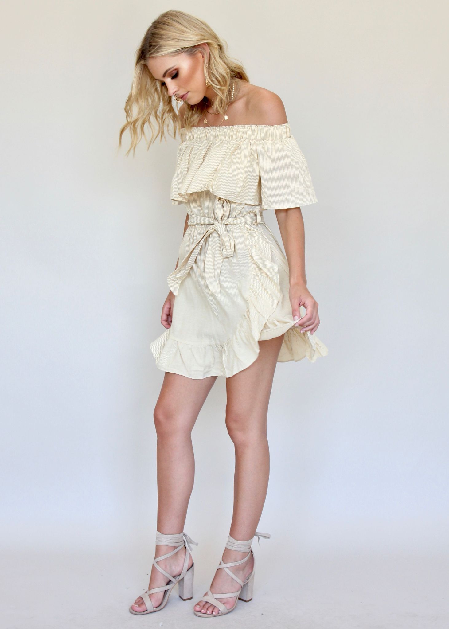 Another Eternity Strapless Dress - Yellow