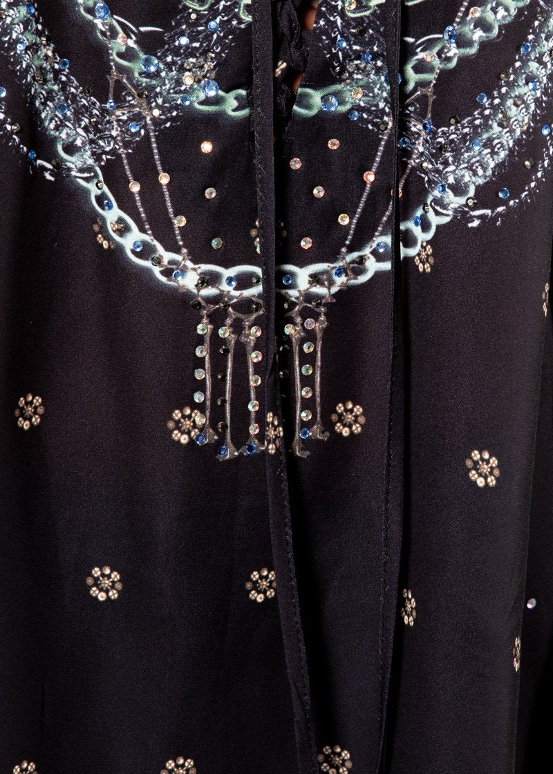 Monteverde Blouse - Black Jewel