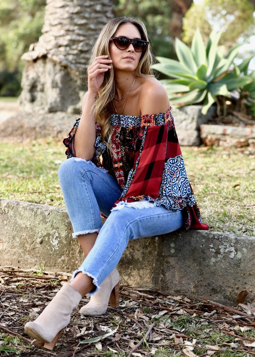 Clover Off Shoulder Top - Marlow