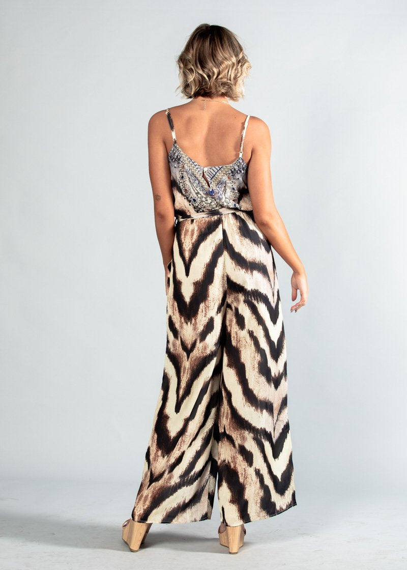 Eastside Pantsuit w/ Tie - Sahara