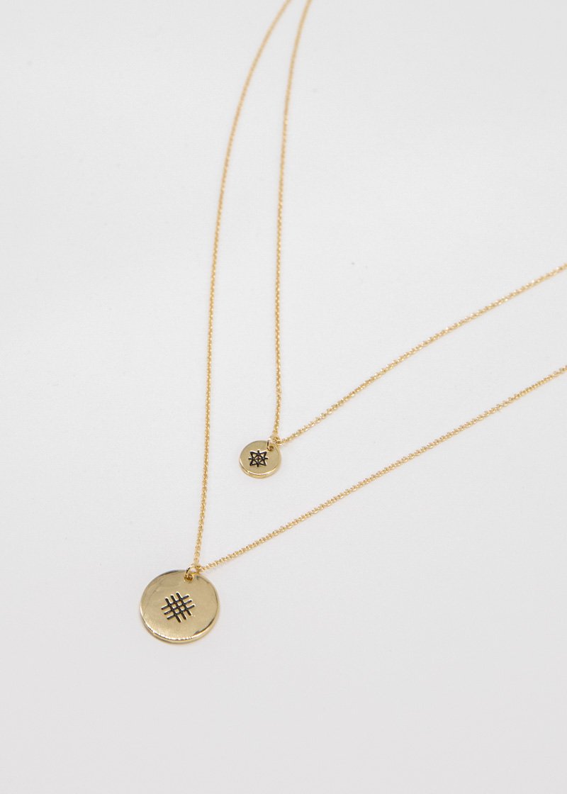 Brooke Cameo Necklace - Gold