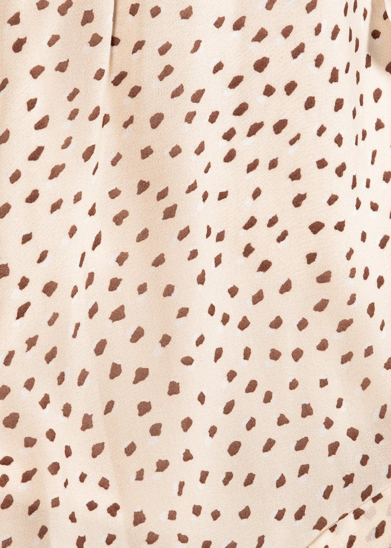 Marmont Midi Dress w/ Tie - Cream