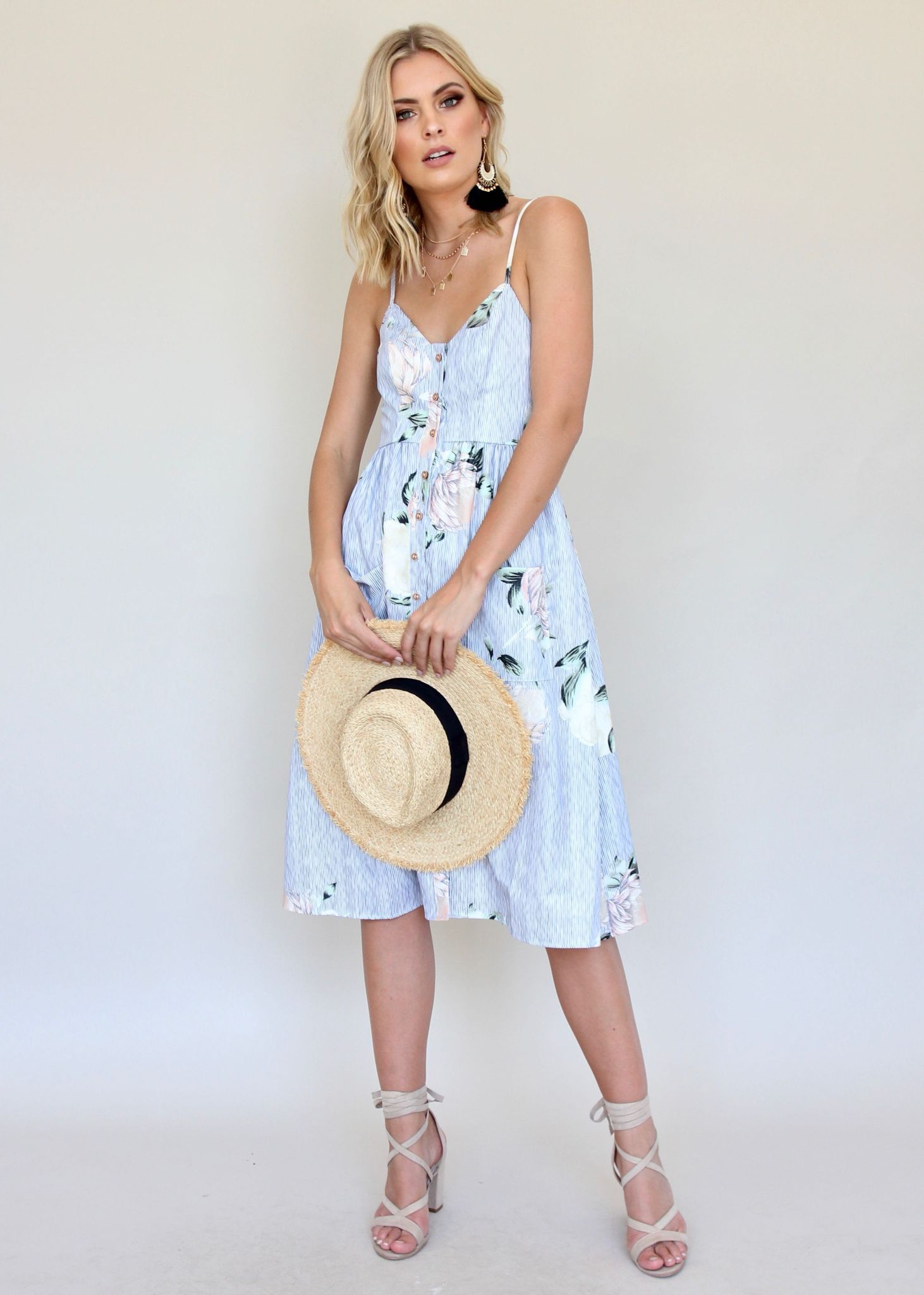 Amari Swing Dress - Nautic