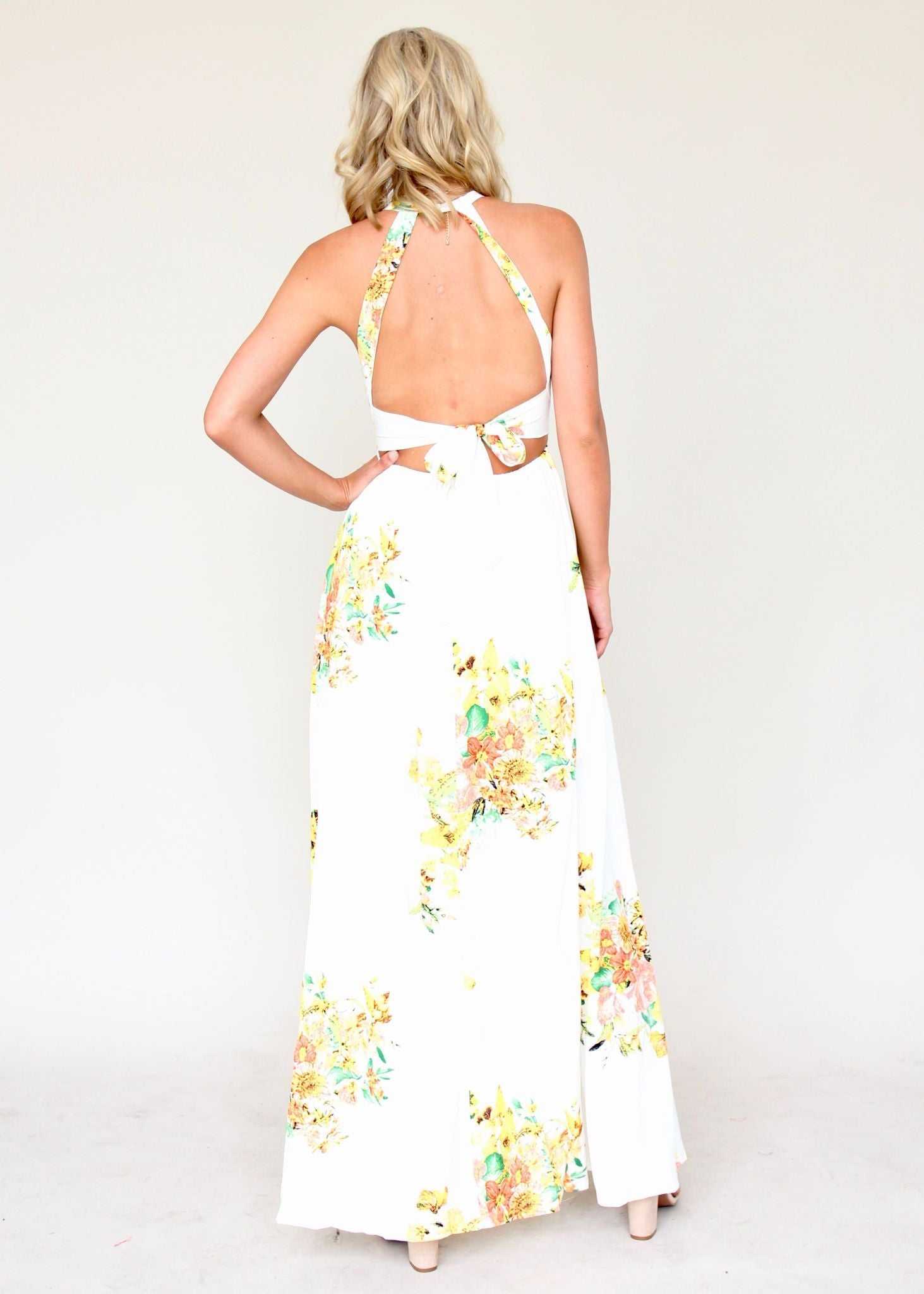 Heart Of Glass Maxi Dress - Sunflower
