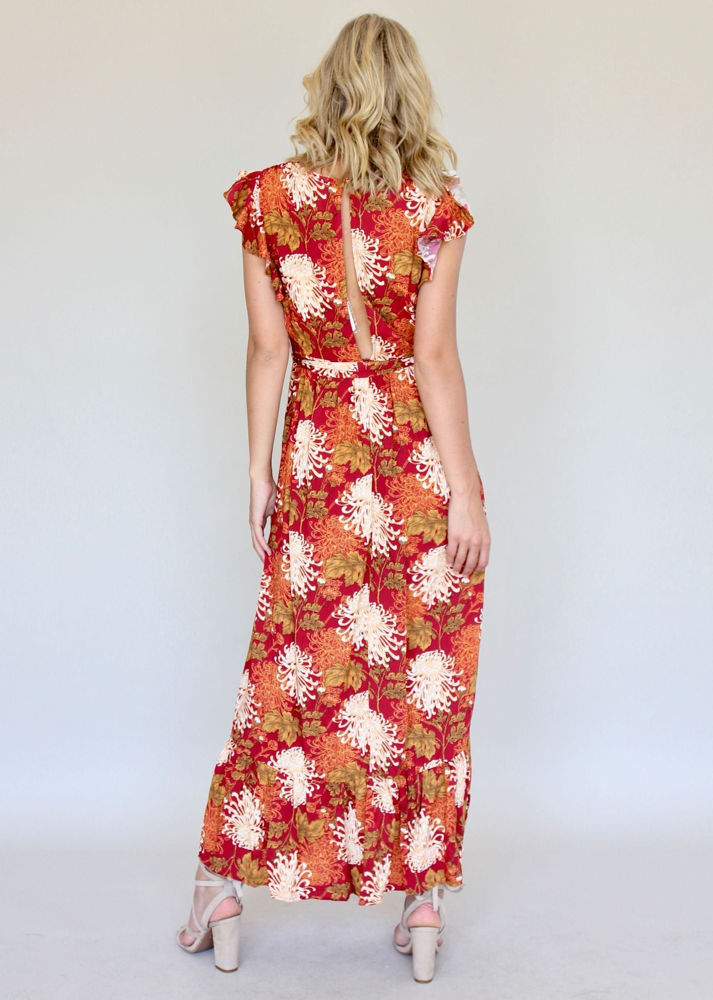 Rhapsody Maxi Dress - Red