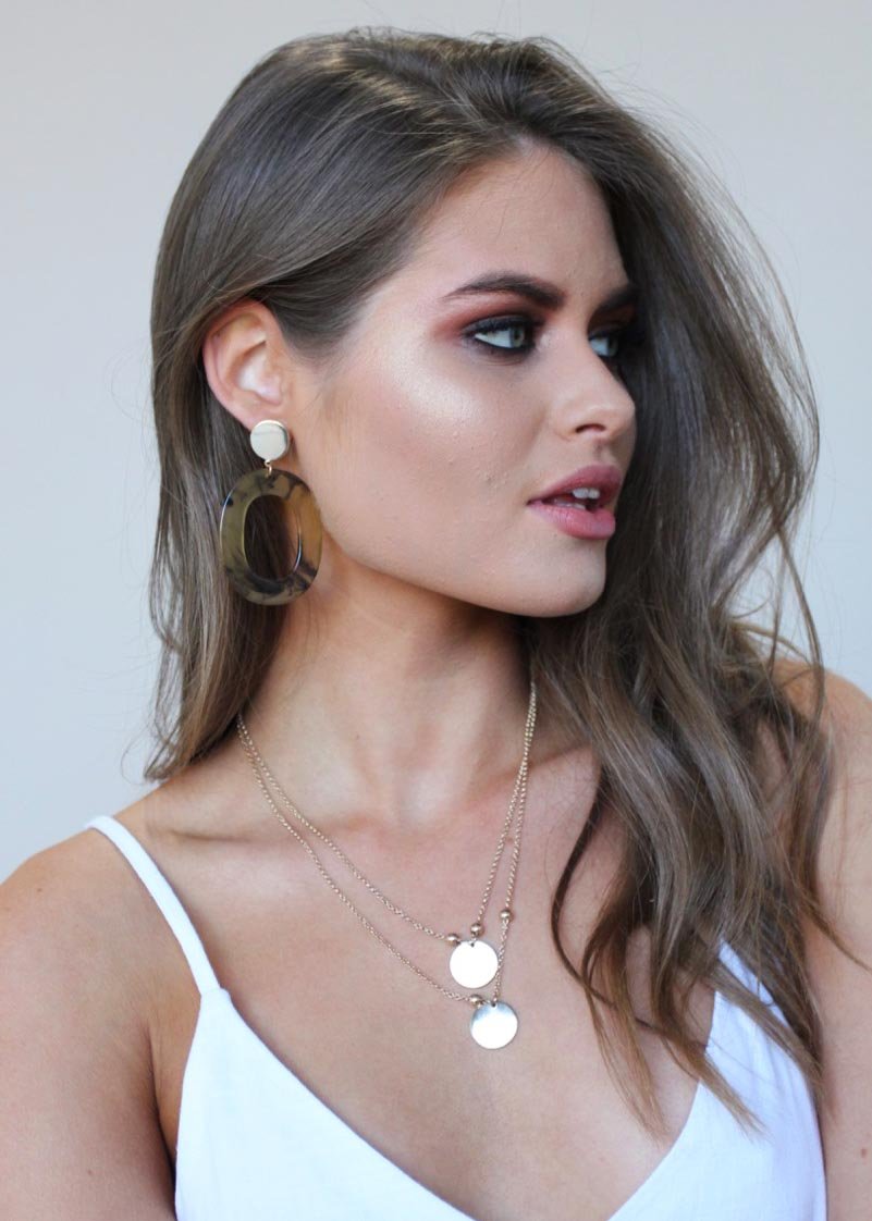 Copy of Acler Earrings - Vanilla Tort