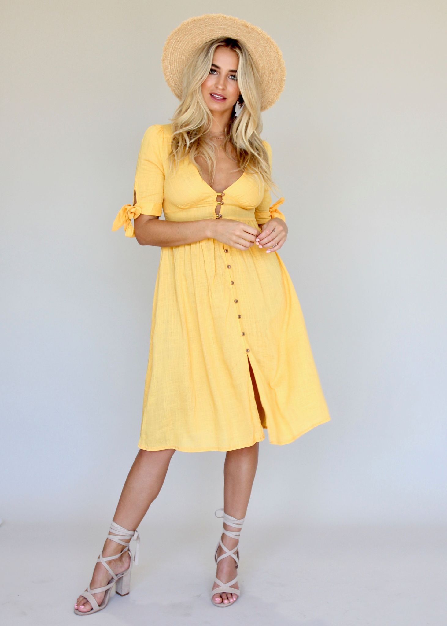 Future Forever Midi Dress - Sun
