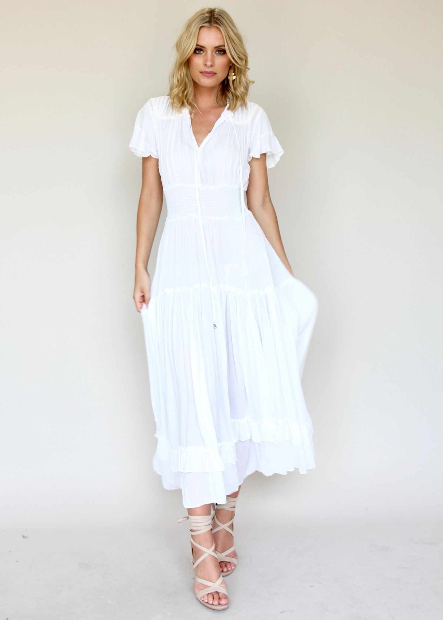 Artemis Maxi Dress - White